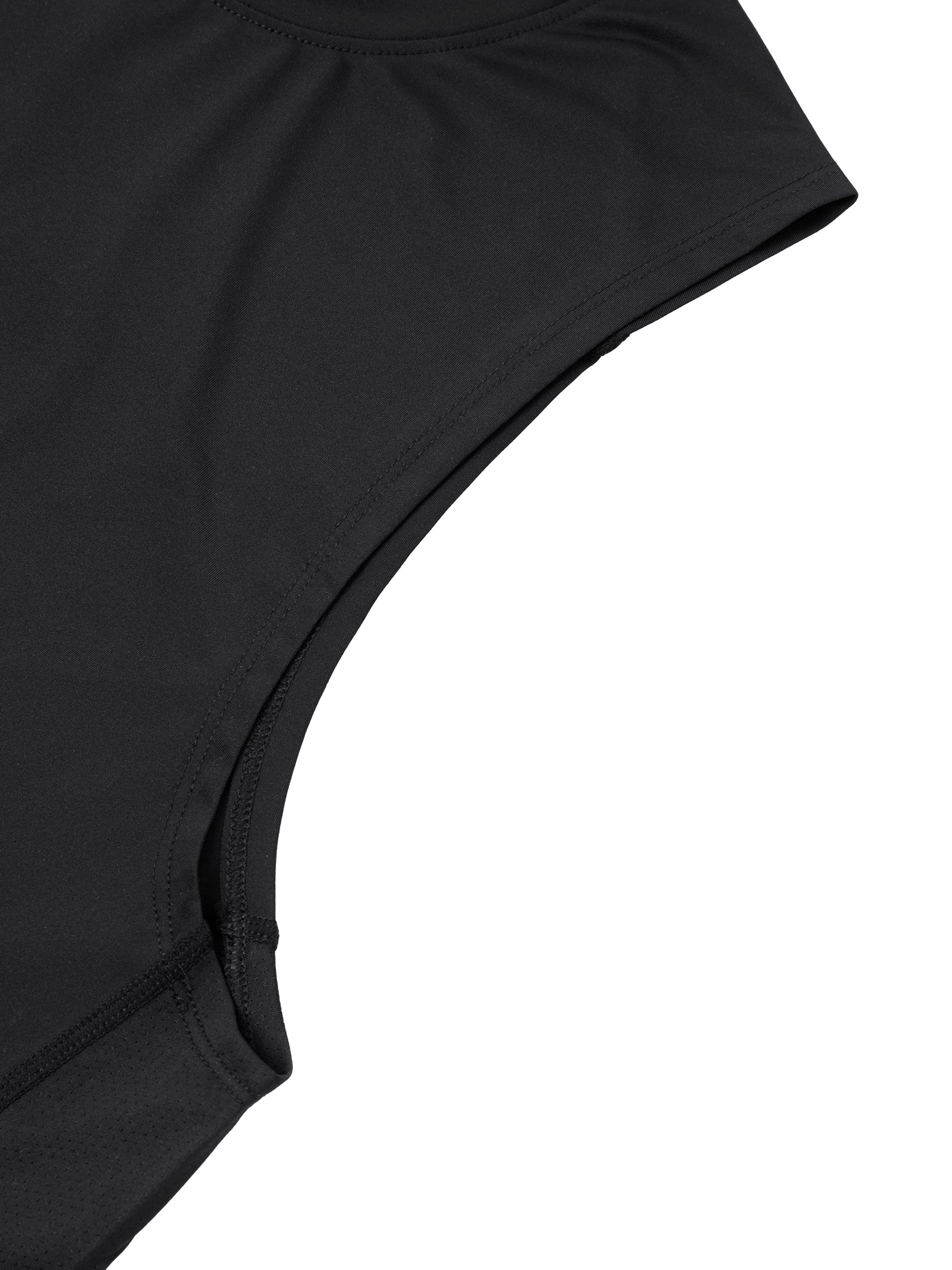 Men's Slim Fit Topstitch Tank Top – Premium Athletic Sleeveless Shirt