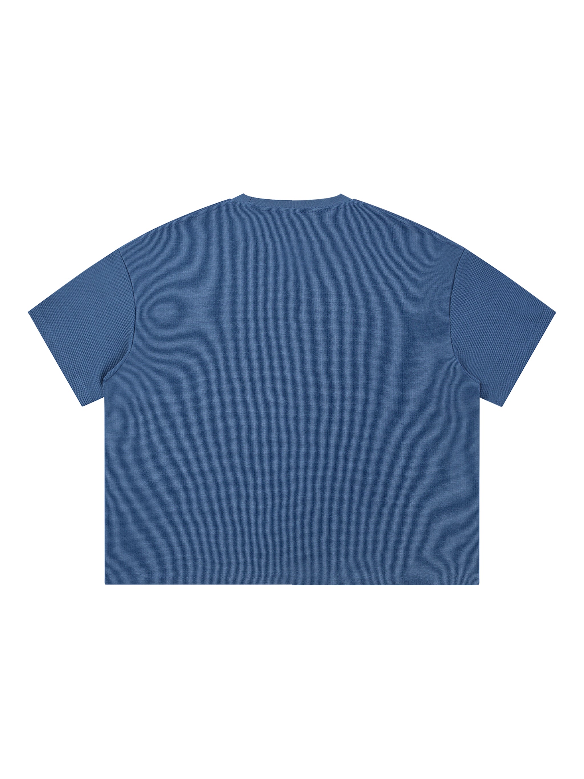 Unisex Waffle Boxy T-Shirt – Oversized Textured Streetwear Tee