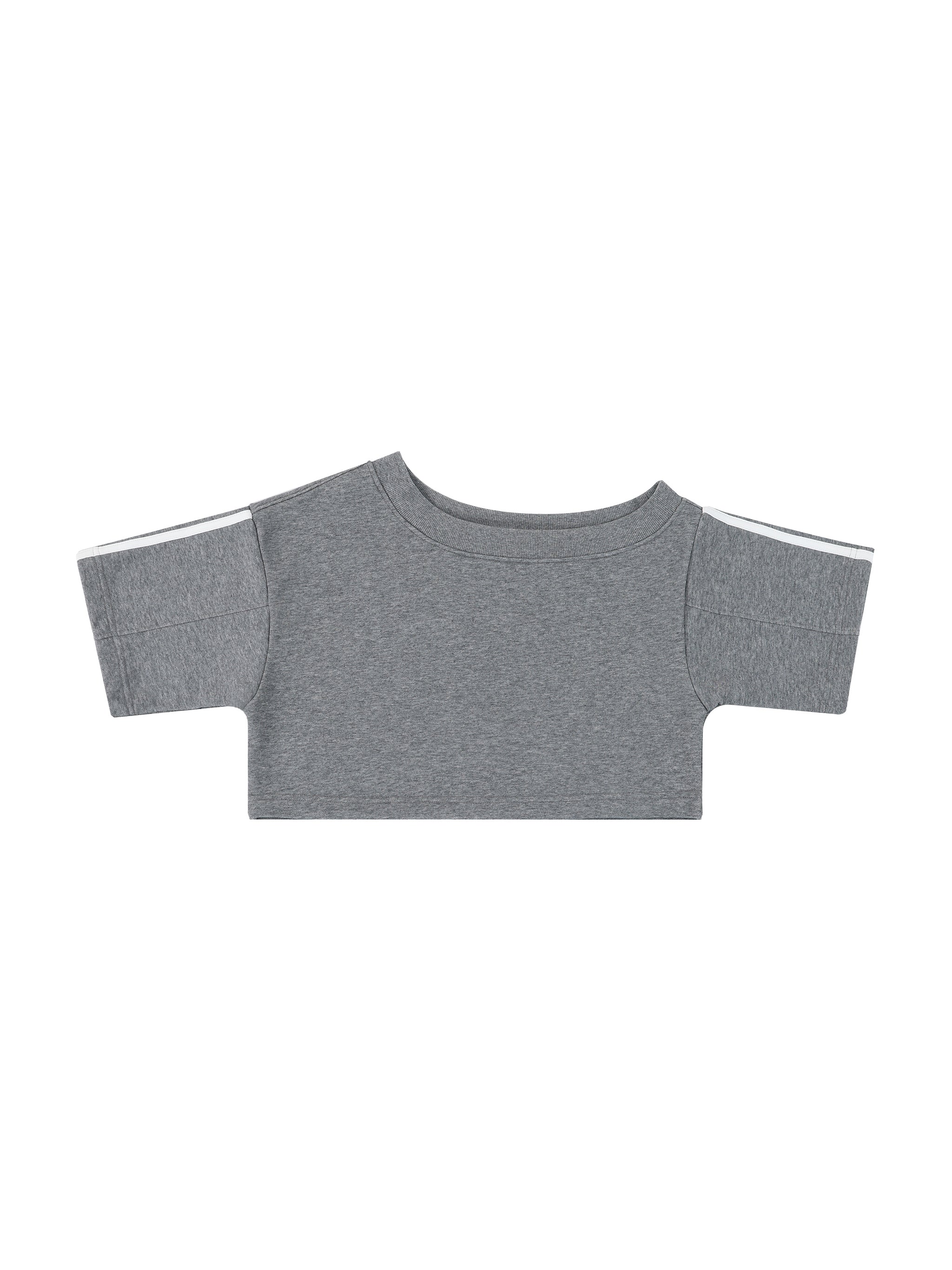 Women's Off-the-Shoulder Crop T-Shirt – Slim Fit Casual Fashion Top