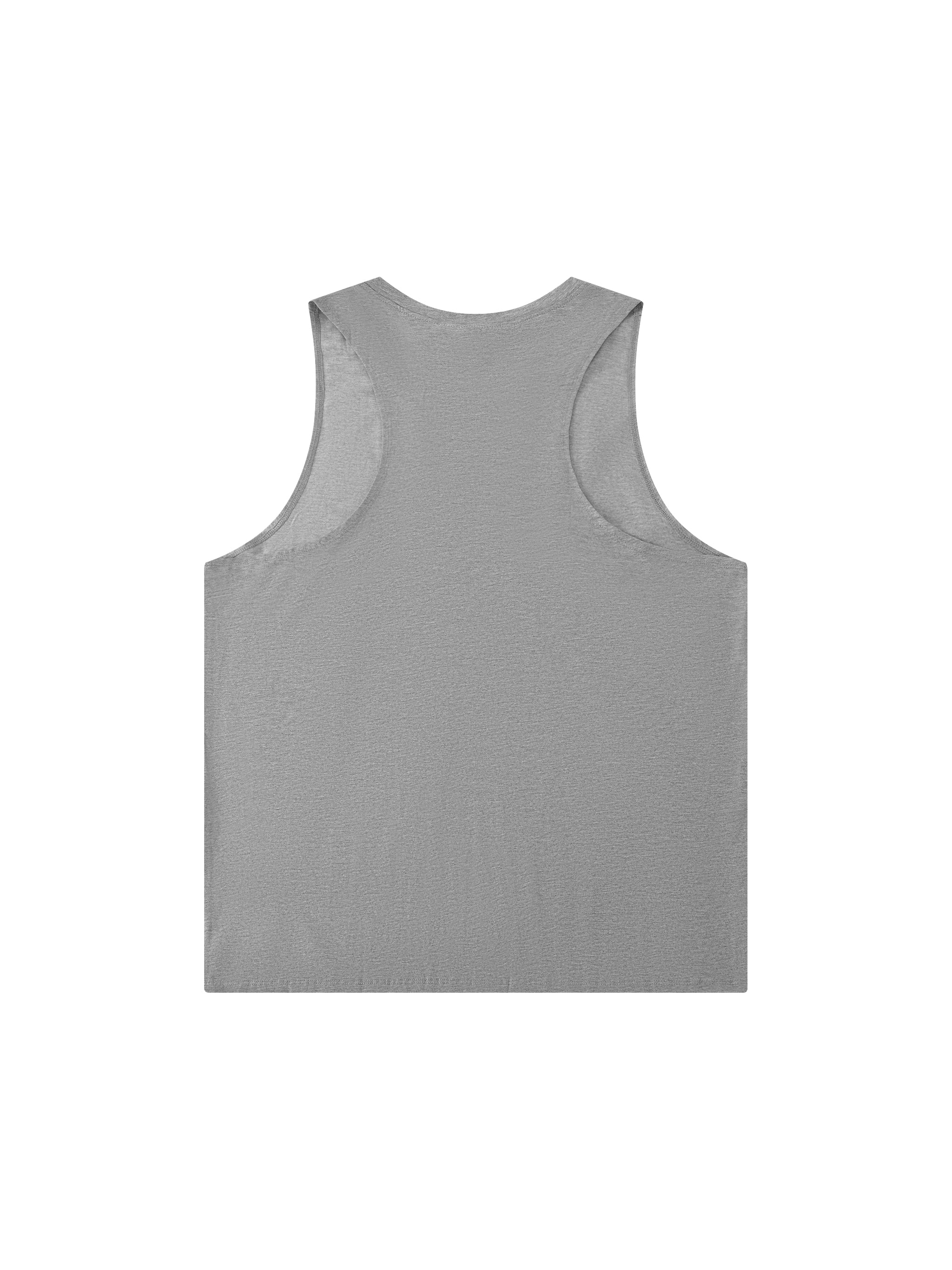 Men's Solid Color Crew Neck Tank Top – Premium Sleeveless Cotton Muscle Tee