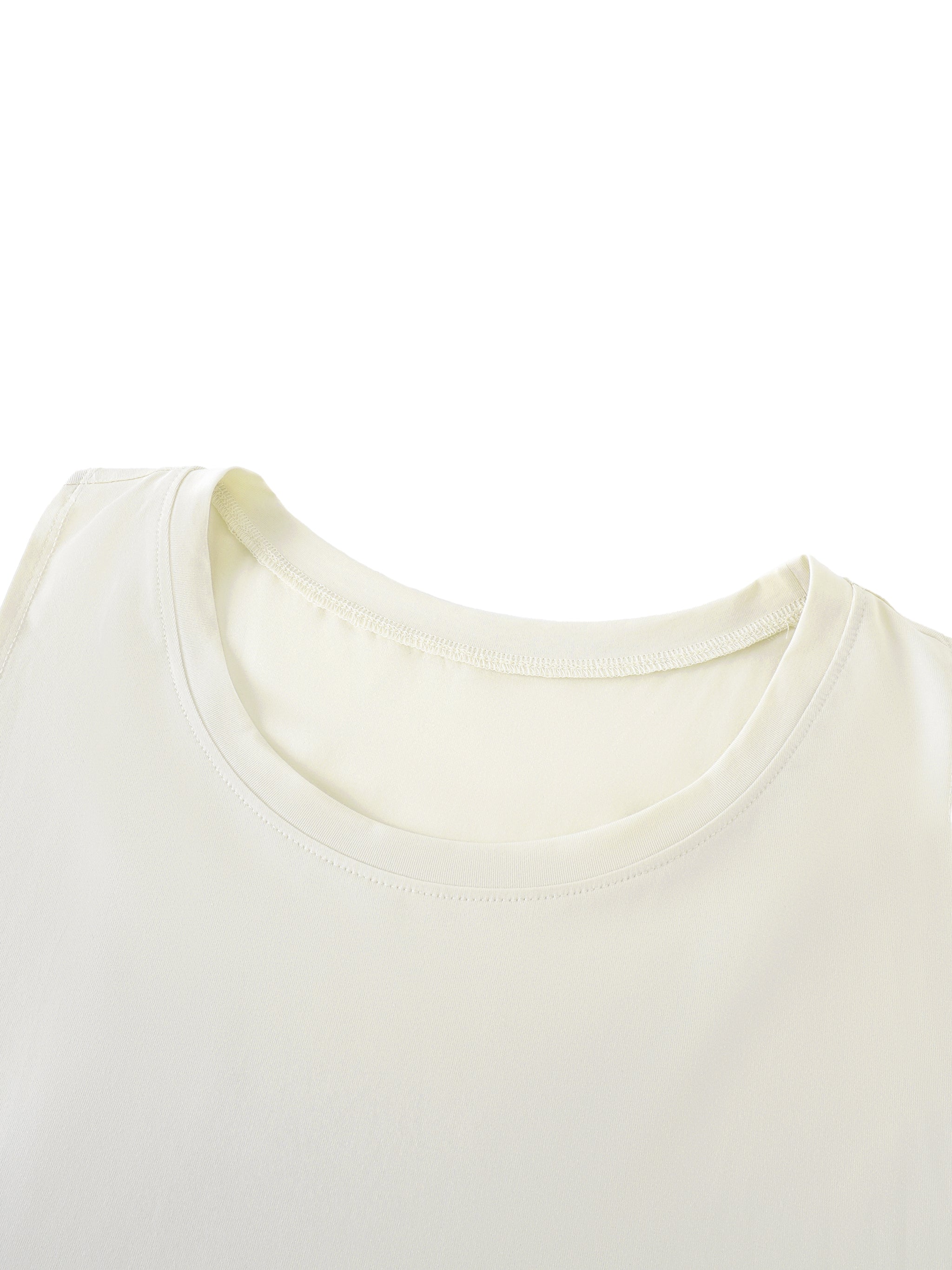 Men's Solid Color Crew Neck Tank Top – Premium Sleeveless Cotton Muscle Tee