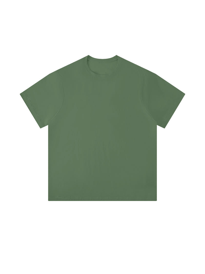 Men's Solid Color Regular Fit T-Shirt – Premium Everyday Cotton Crew Neck Tee
