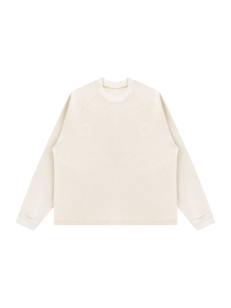 Unisex Vintage Wash Boxy Waffle T-Shirt – Oversized Textured Streetwear Tee