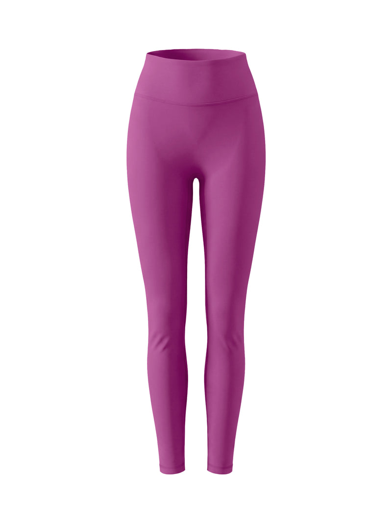 Women's Solid High-Rise Leggings – Sculpting Performance Activewear Pants