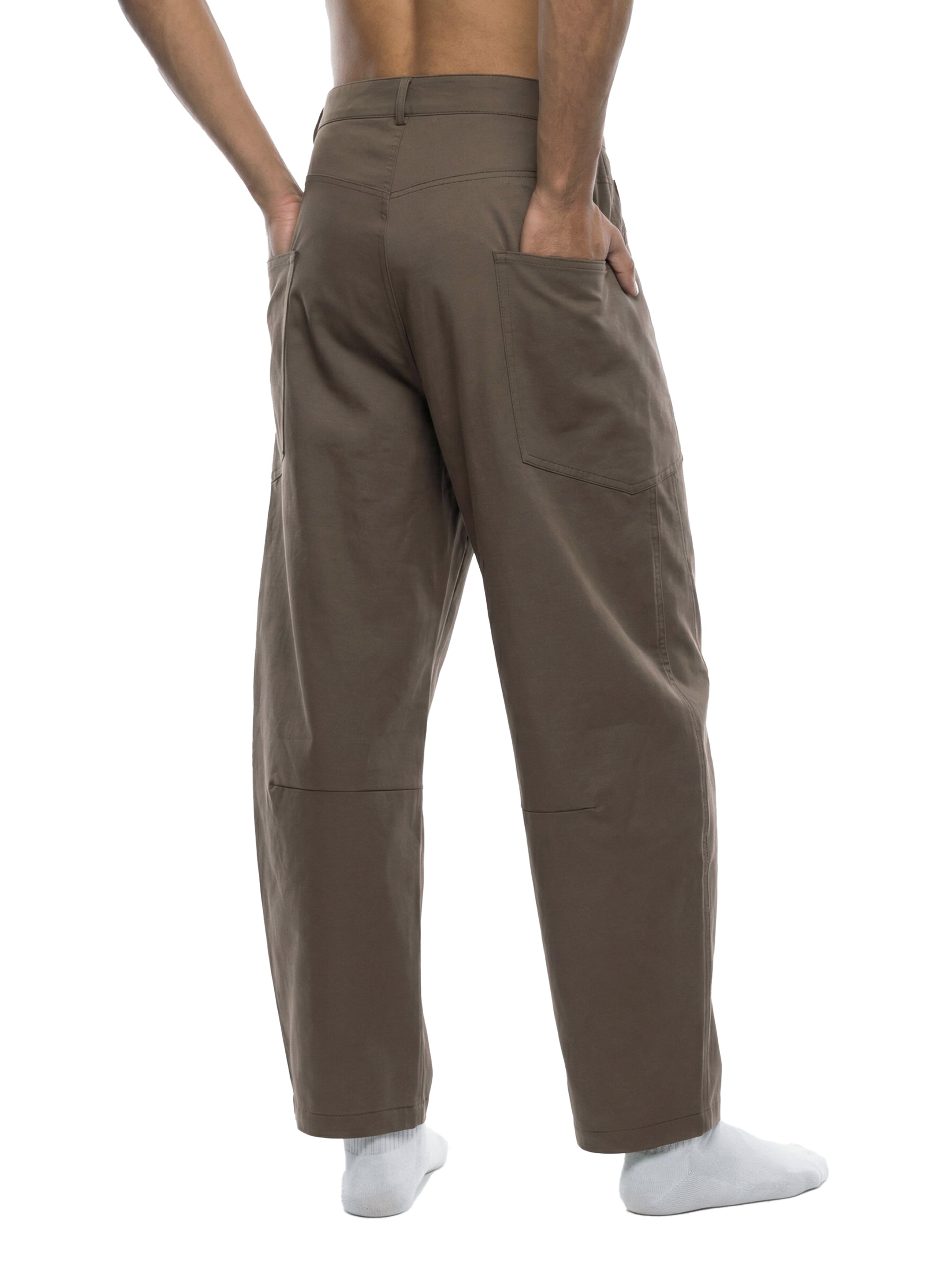 Men's Barrel Leg Pants – Relaxed Fit Premium Casual Trousers