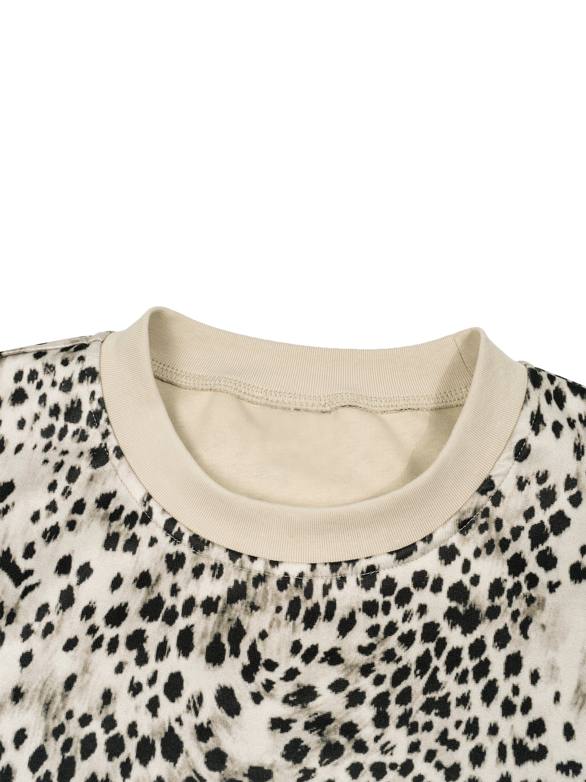 Unisex Leopard Print Boxy T-Shirt – Oversized Premium Streetwear Tee