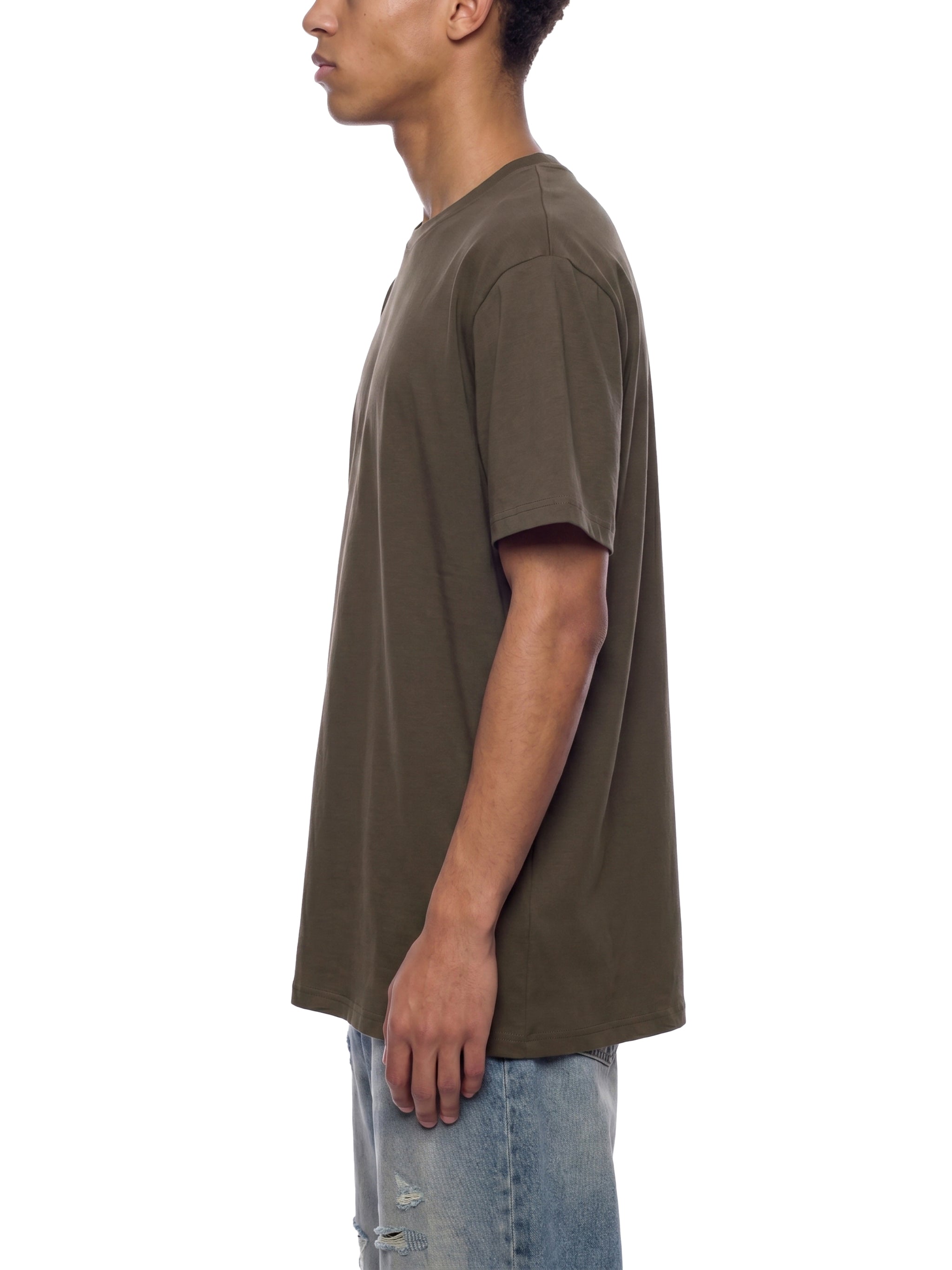 Men's Solid Color Regular Fit T-Shirt – Premium Everyday Cotton Crew Neck Tee