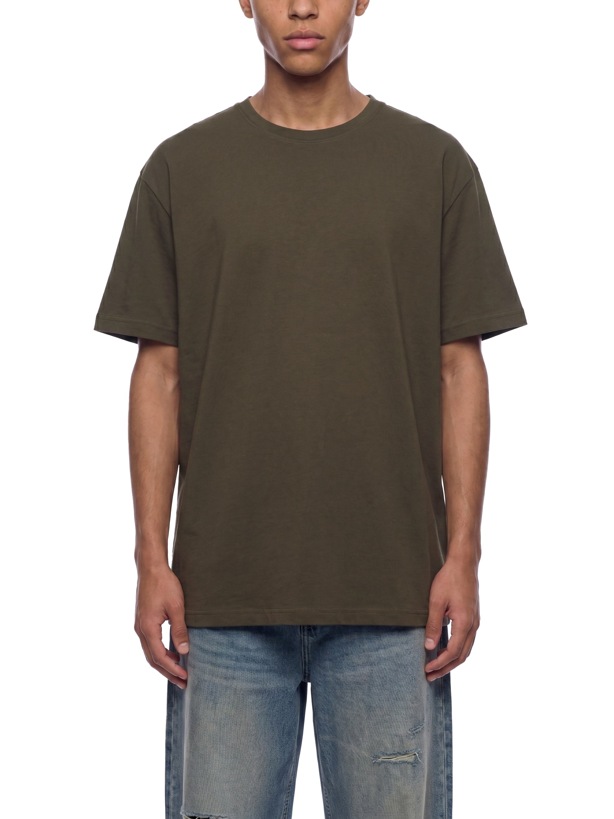Men's Solid Color Regular Fit T-Shirt – Premium Everyday Cotton Crew Neck Tee