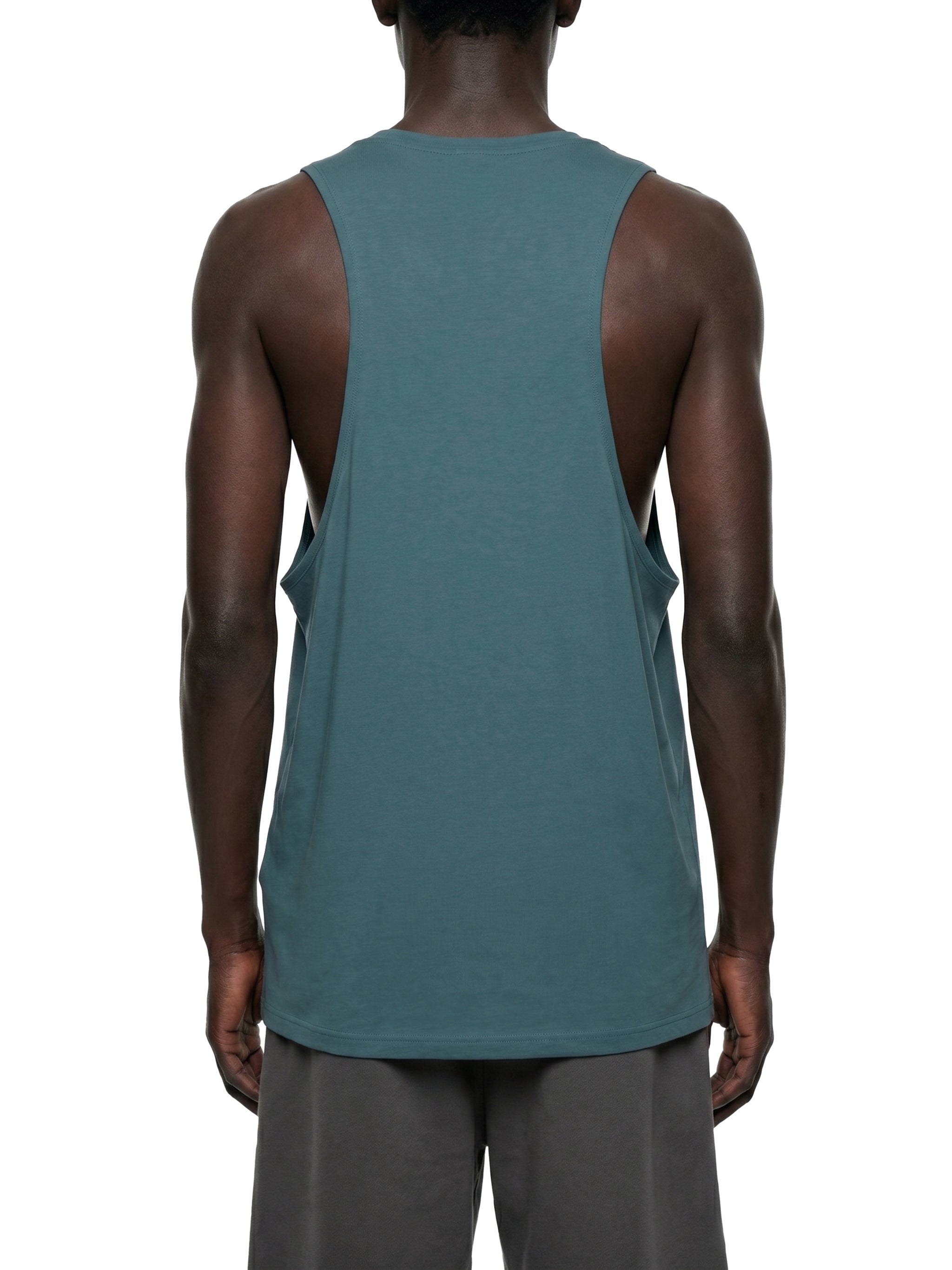 Men's Solid Color Crew Neck Tank Top – Premium Sleeveless Cotton Muscle Tee