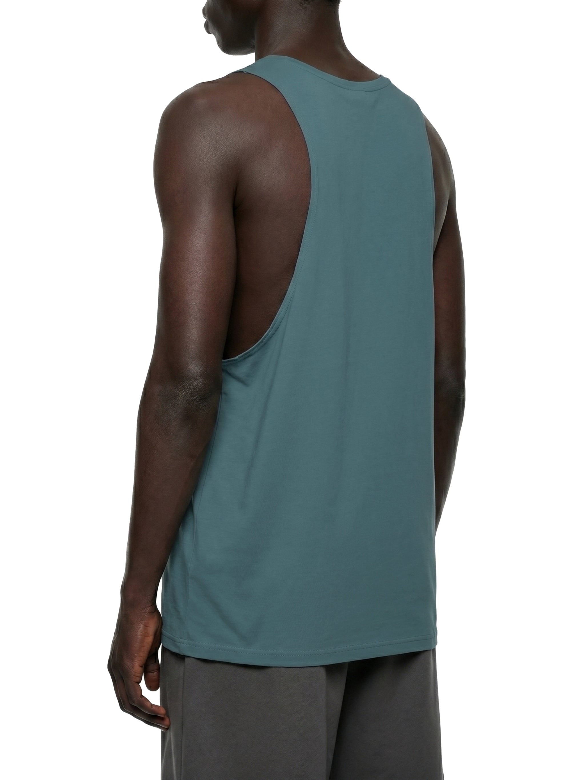 Men's Solid Color Crew Neck Tank Top – Premium Sleeveless Cotton Muscle Tee