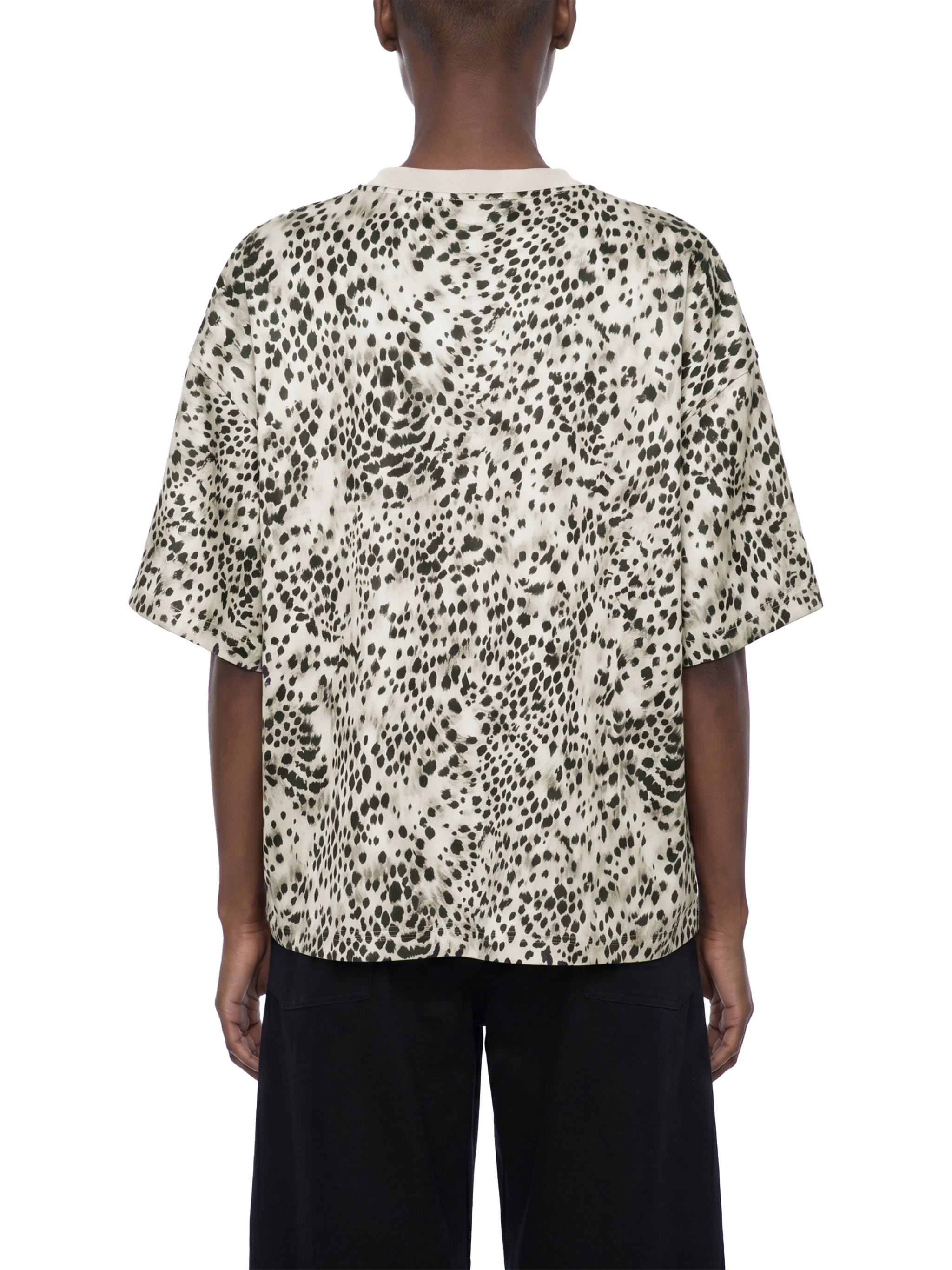 Unisex Leopard Print Boxy T-Shirt – Oversized Premium Streetwear Tee