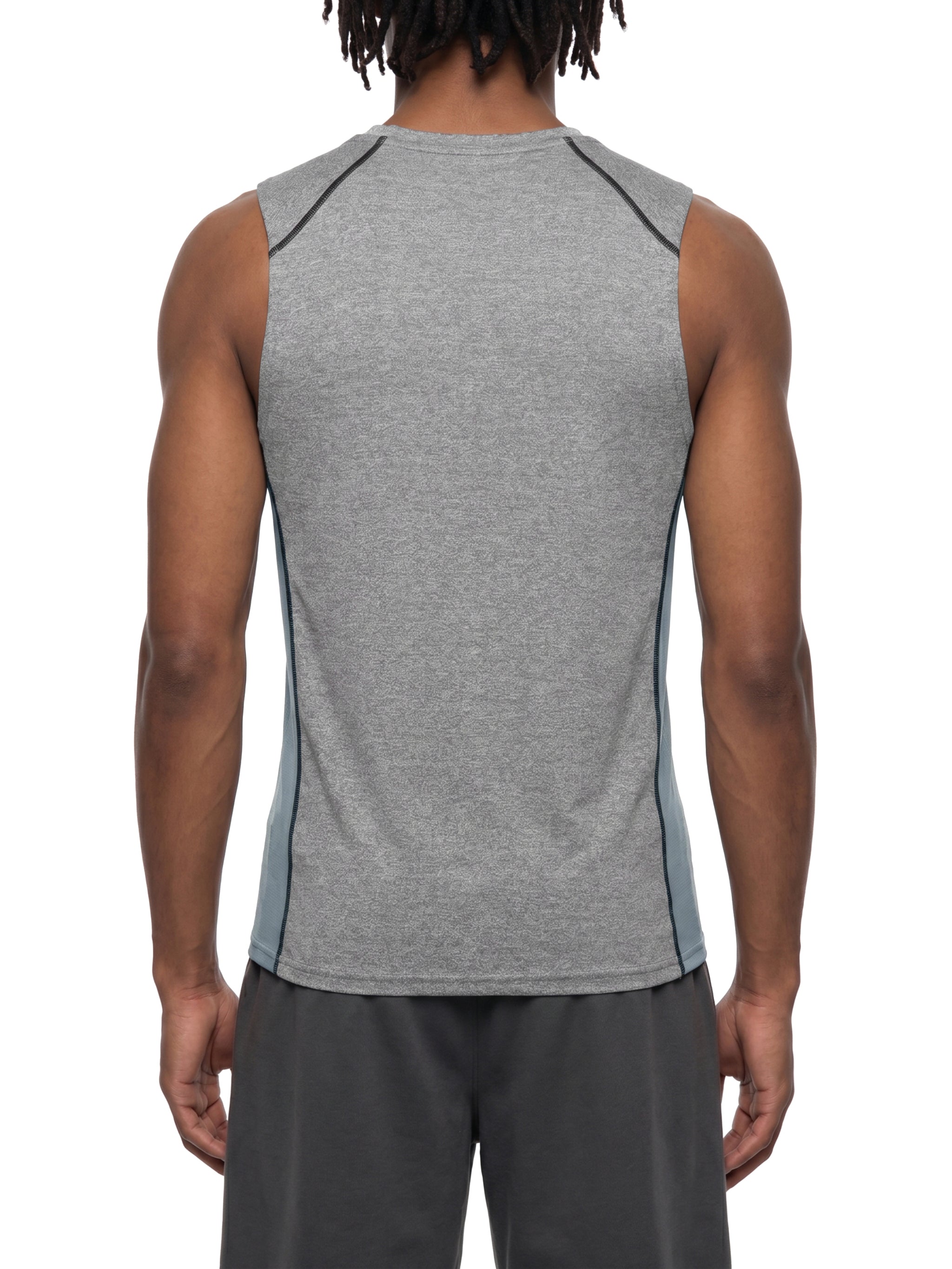Men's Slim Fit Topstitch Tank Top – Premium Athletic Sleeveless Shirt