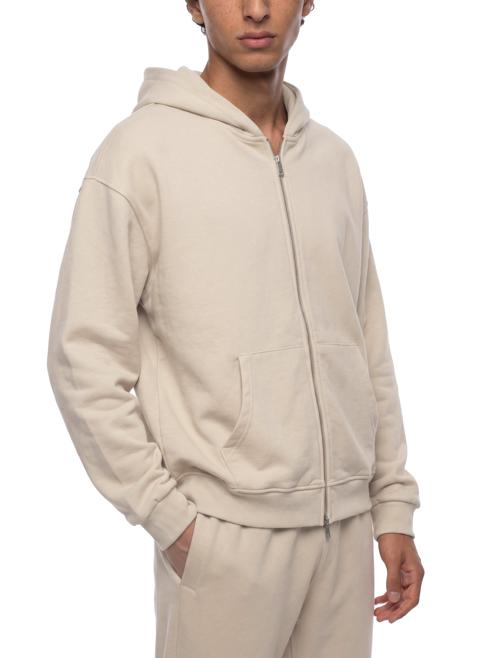 Unisex Loose Fit Full-Zip Hoodie – Premium Casual Streetwear Sweatshirt