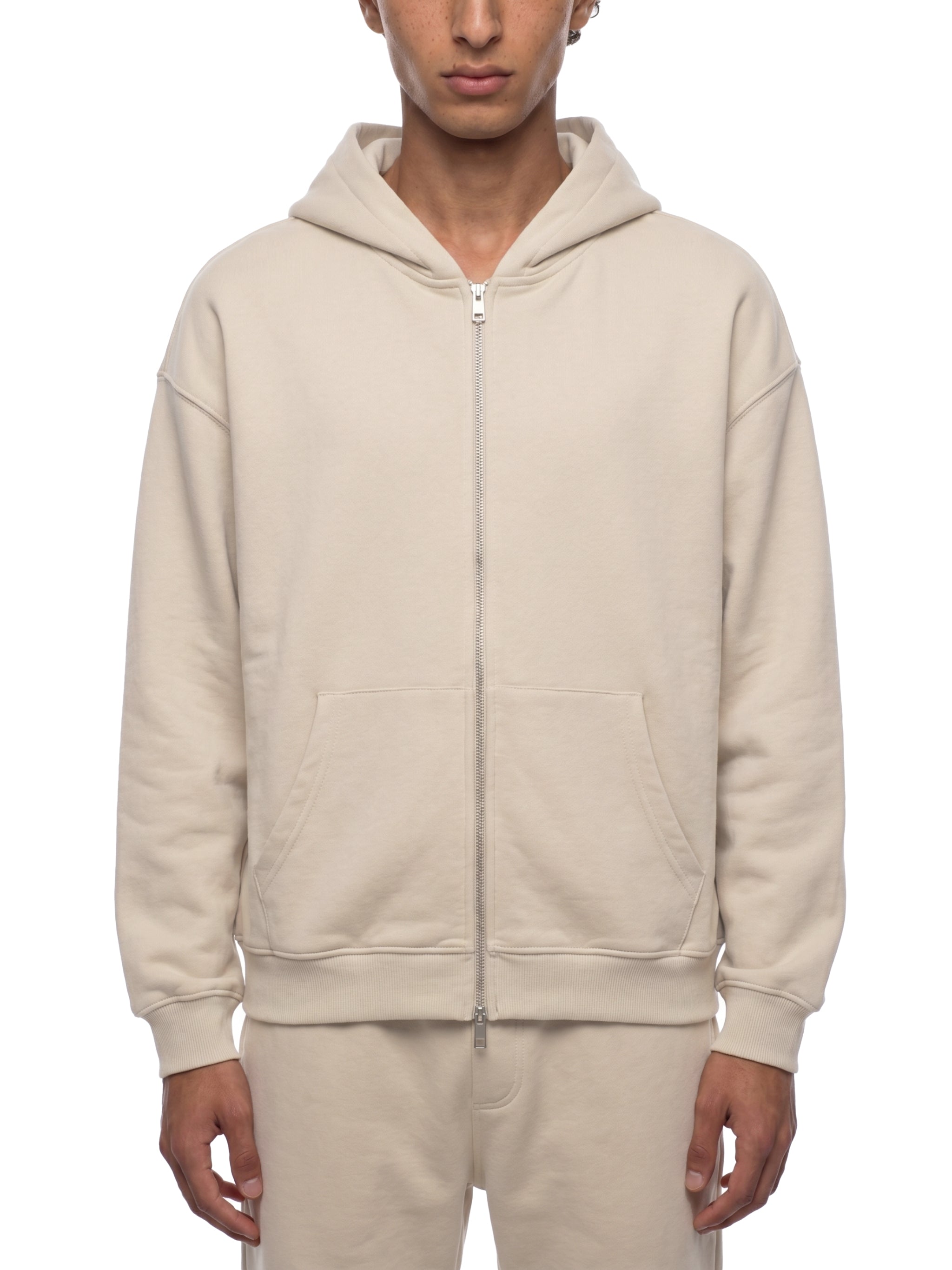 Unisex Loose Fit Full-Zip Hoodie – Premium Casual Streetwear Sweatshirt
