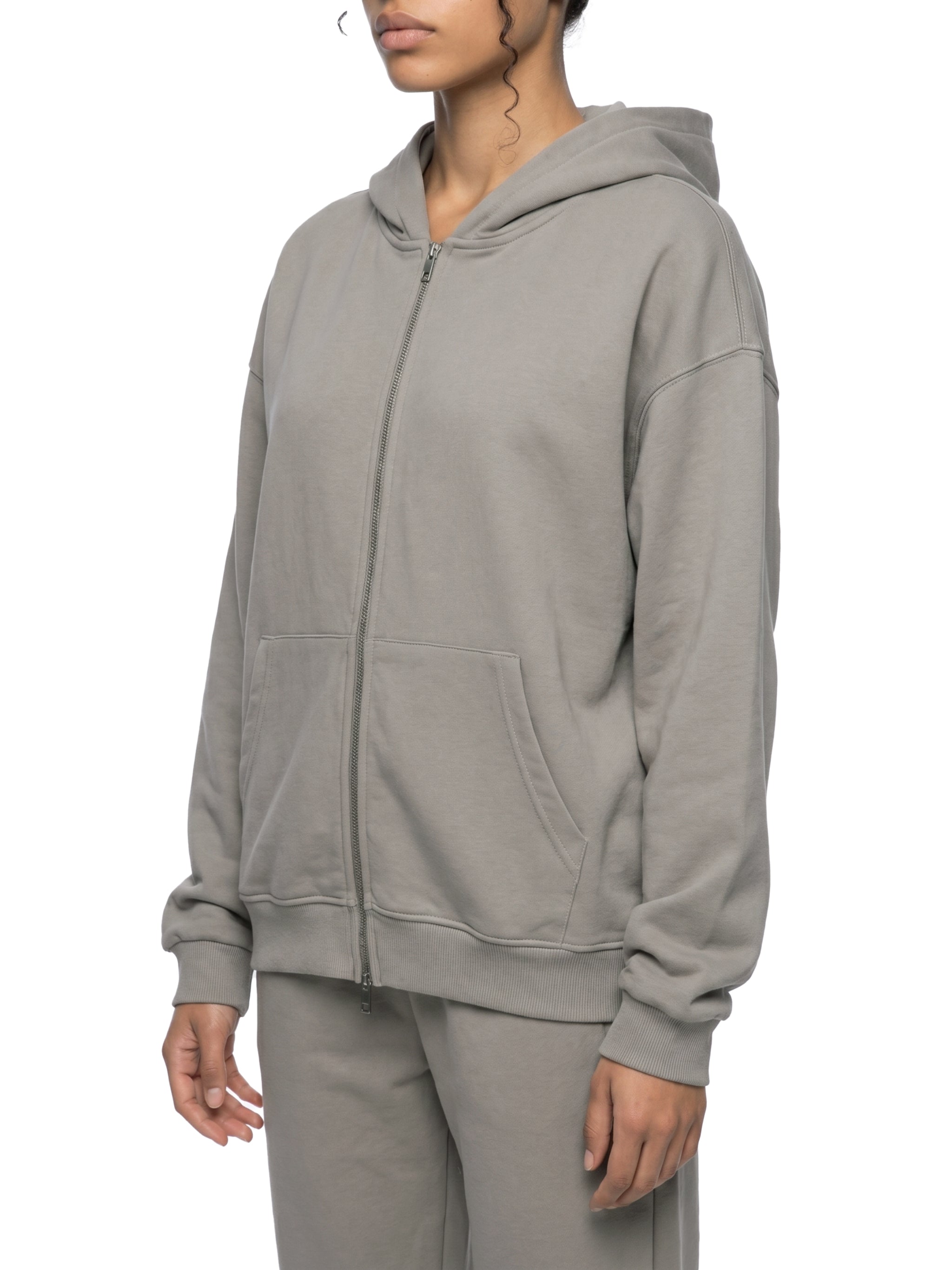 Unisex Loose Fit Full-Zip Hoodie – Premium Casual Streetwear Sweatshirt