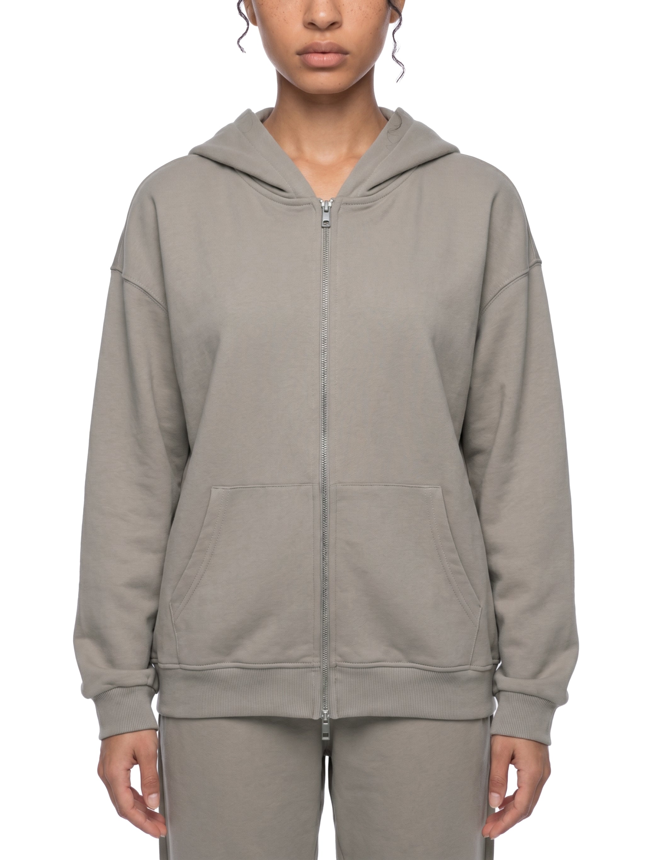 Unisex Loose Fit Full-Zip Hoodie – Premium Casual Streetwear Sweatshirt