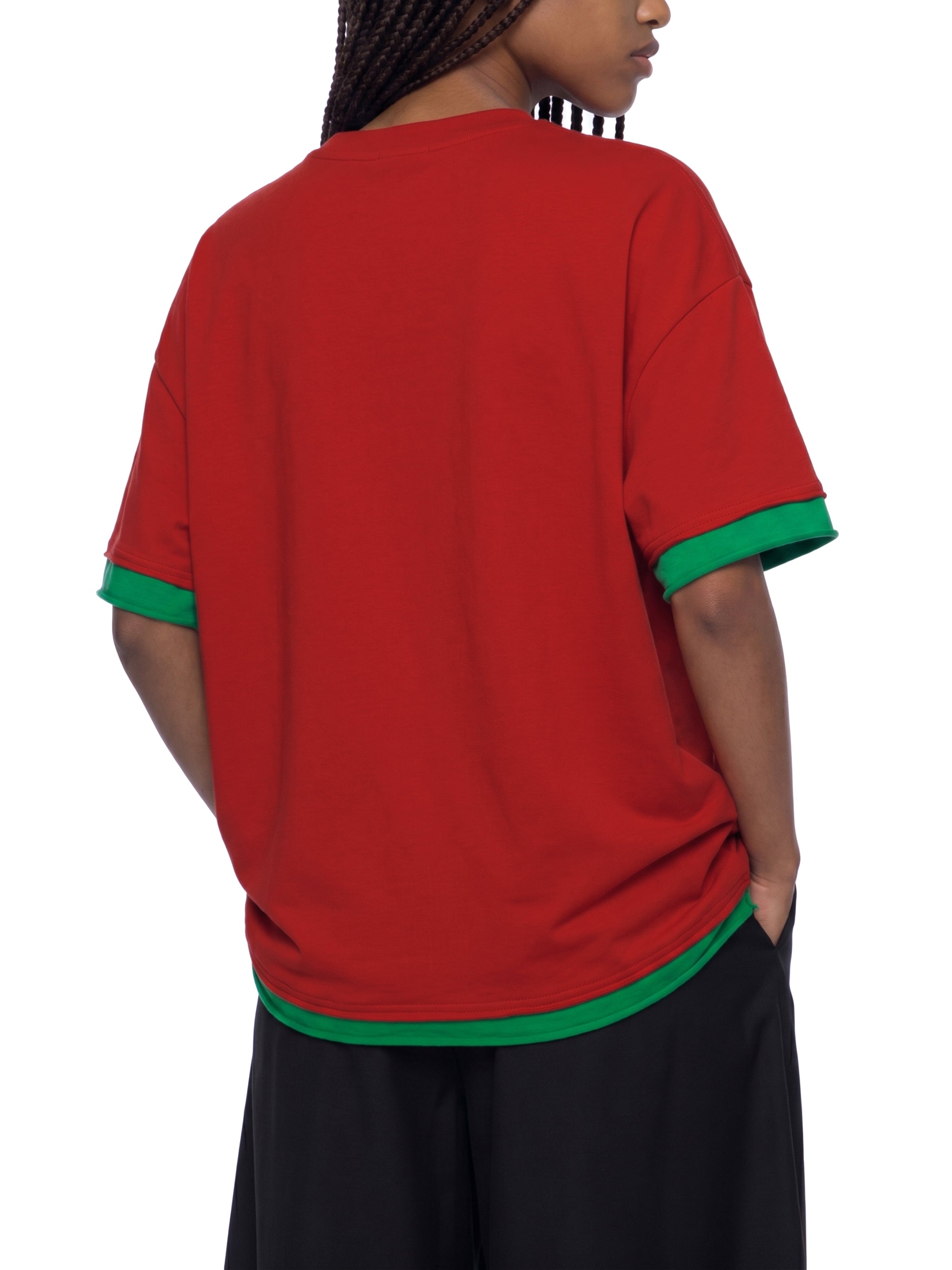 Unisex Boxy Color Block T-Shirt – Oversized Premium Streetwear Tee
