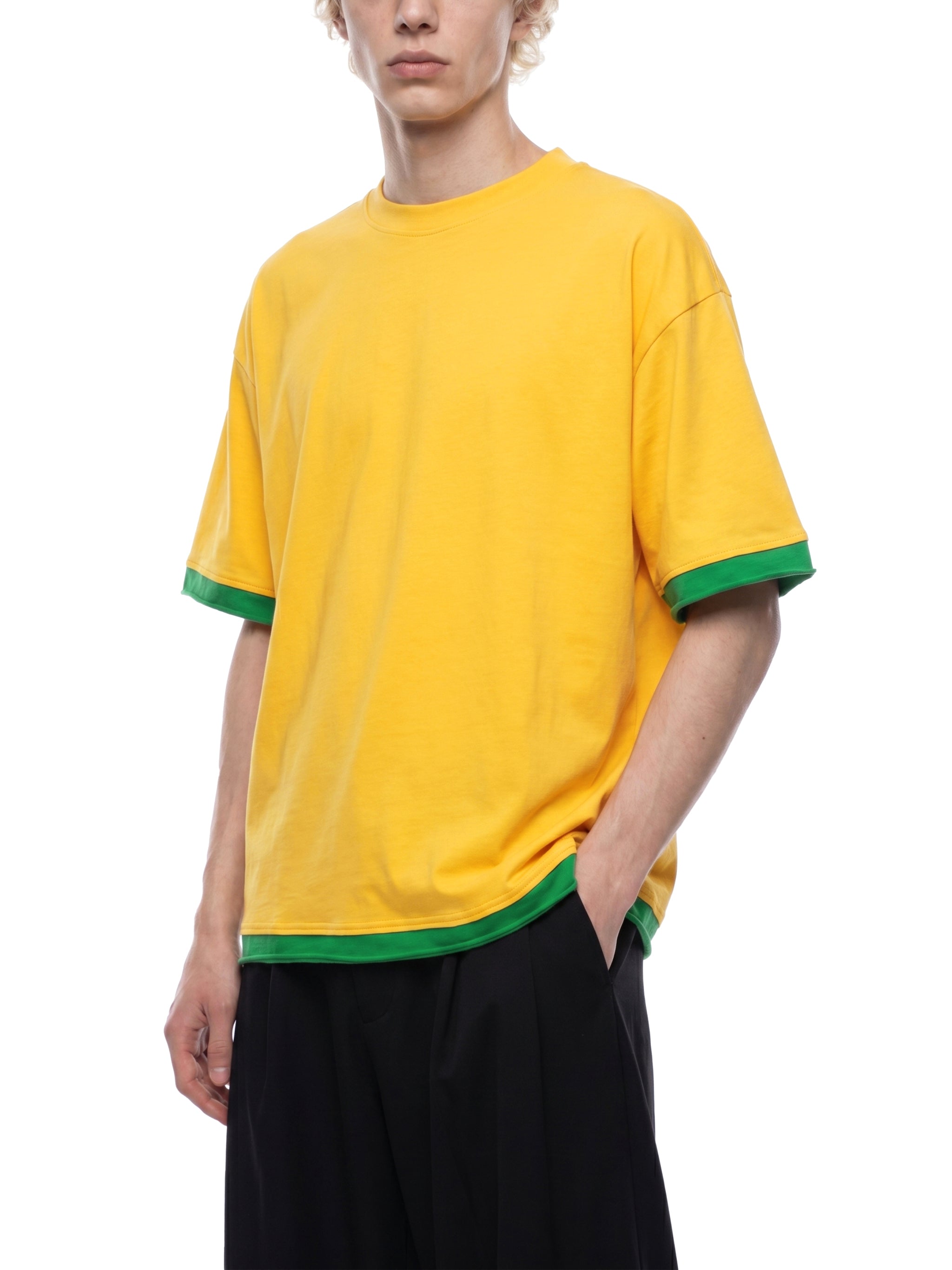 Unisex Boxy Color Block T-Shirt – Oversized Premium Streetwear Tee