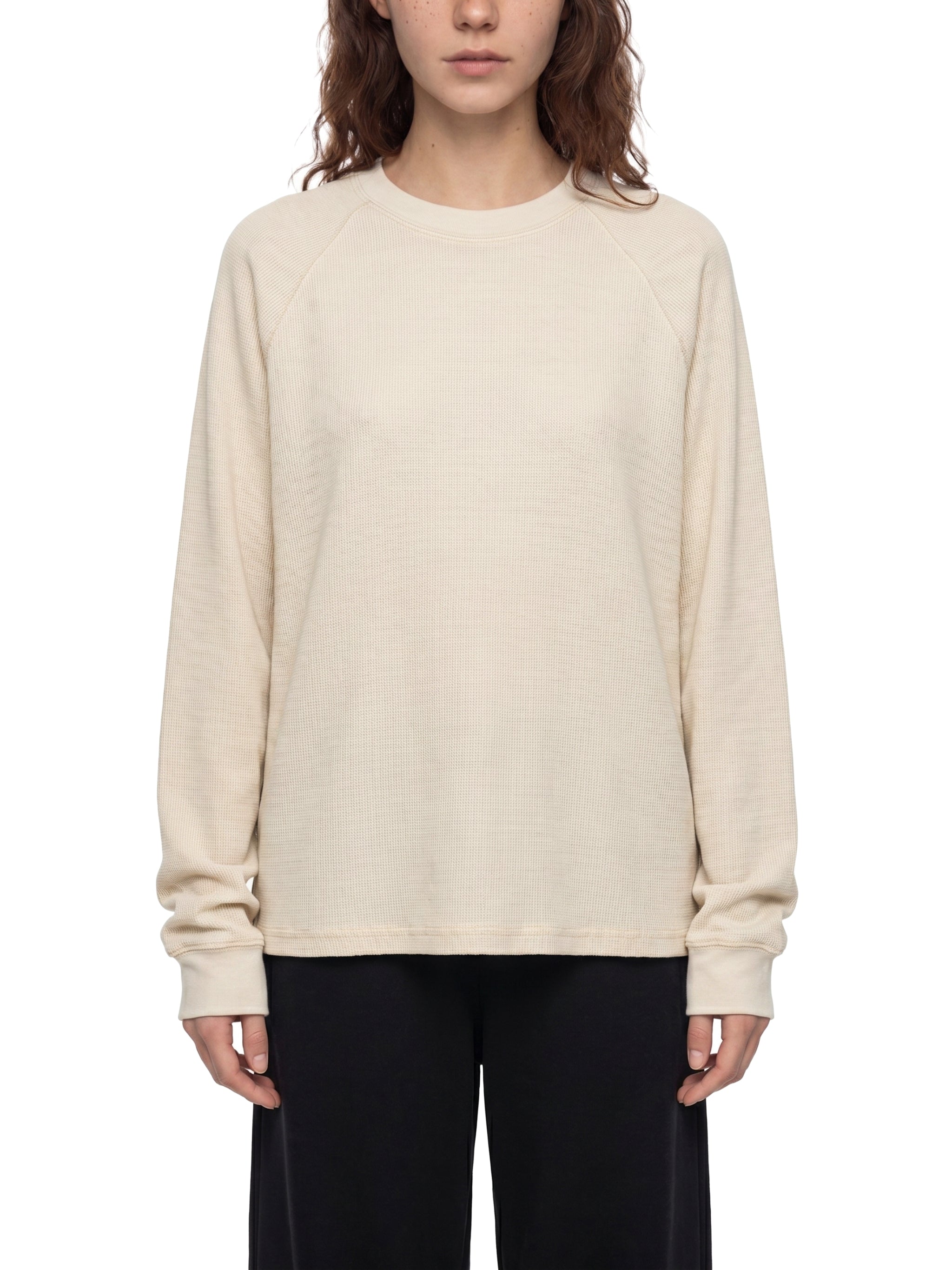 Unisex Vintage Wash Boxy Waffle T-Shirt – Oversized Textured Streetwear Tee