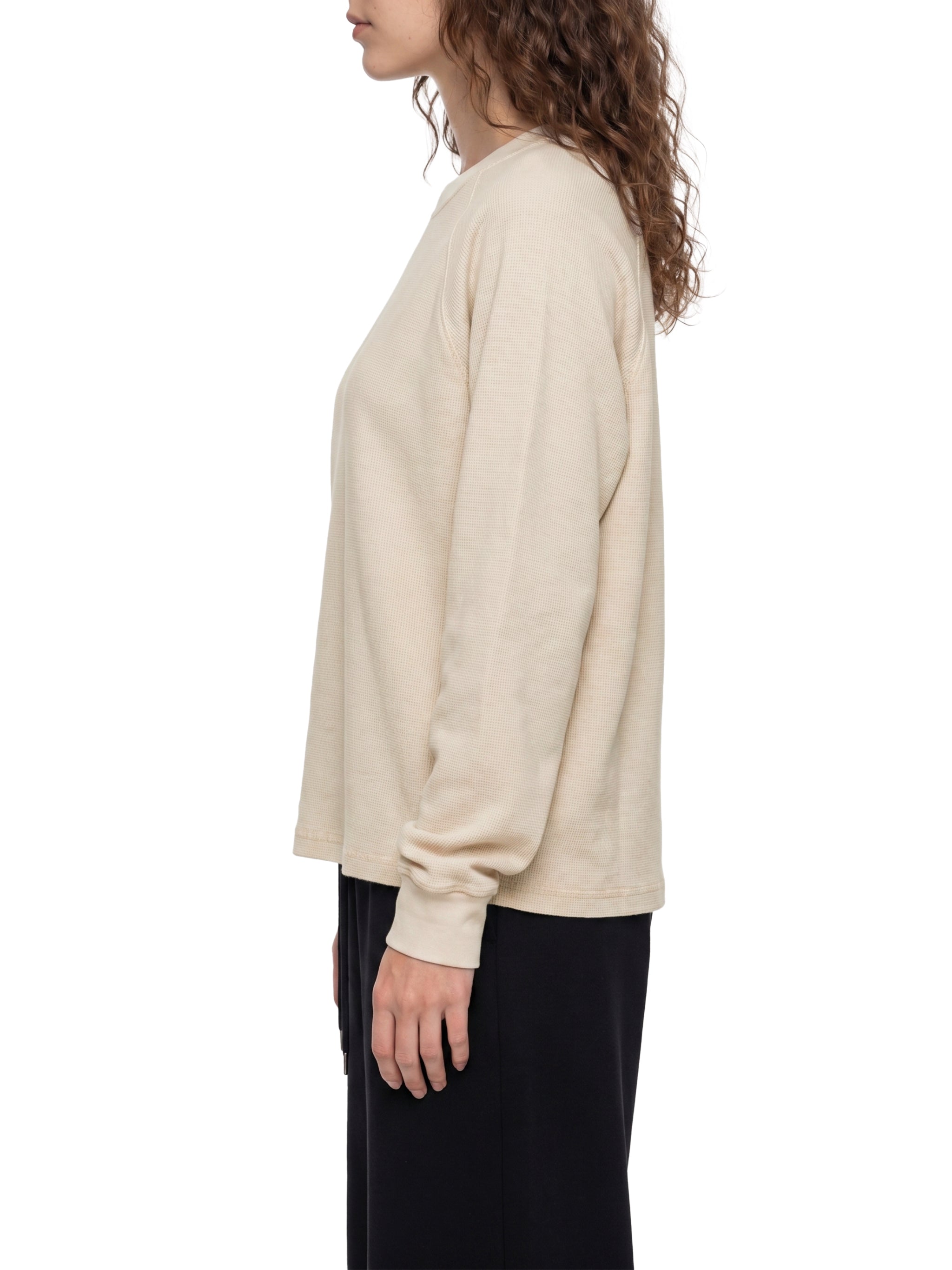Unisex Vintage Wash Boxy Waffle T-Shirt – Oversized Textured Streetwear Tee