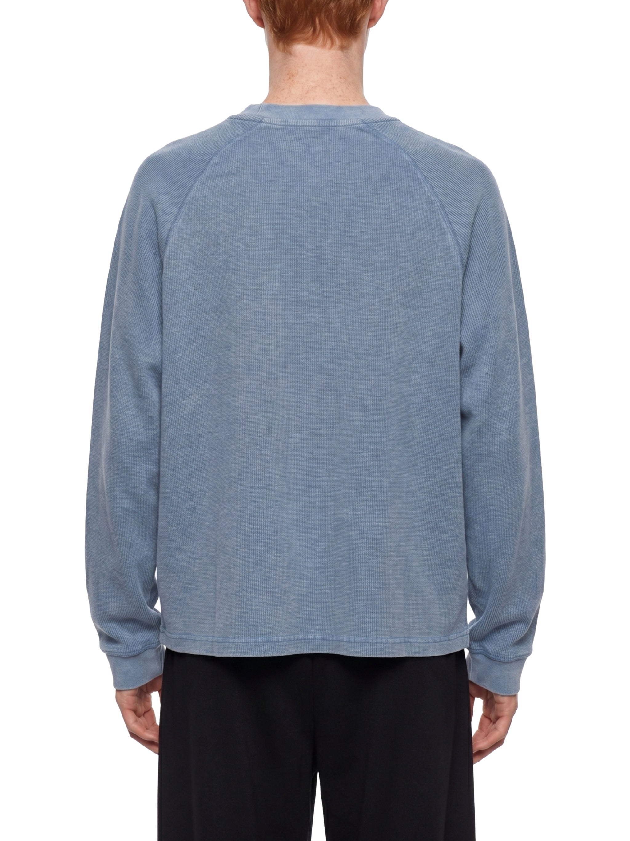 Unisex Vintage Wash Boxy Waffle T-Shirt – Oversized Textured Streetwear Tee