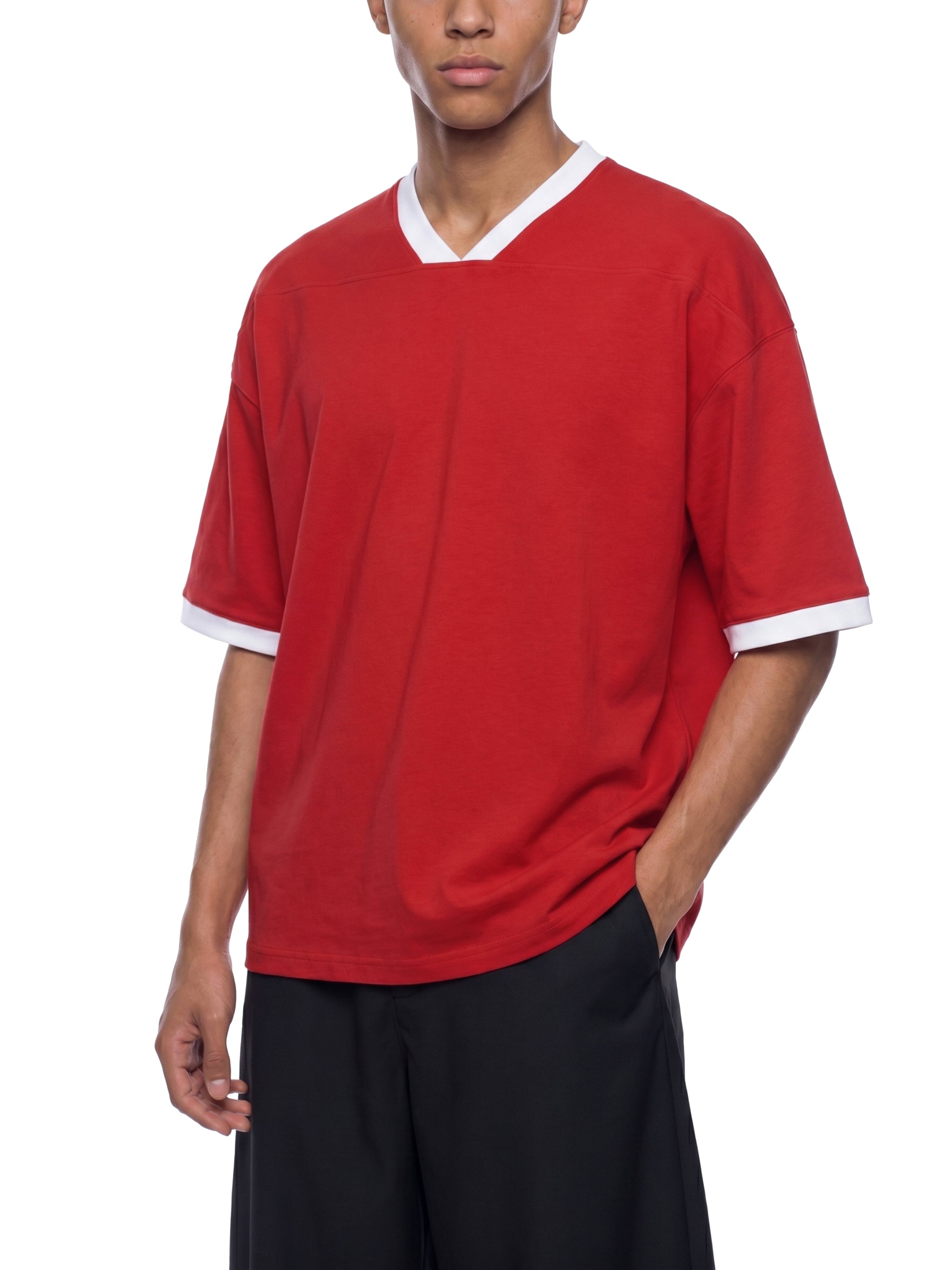 Unisex Color Block Boxy T-Shirt – Oversized Premium Streetwear Tee