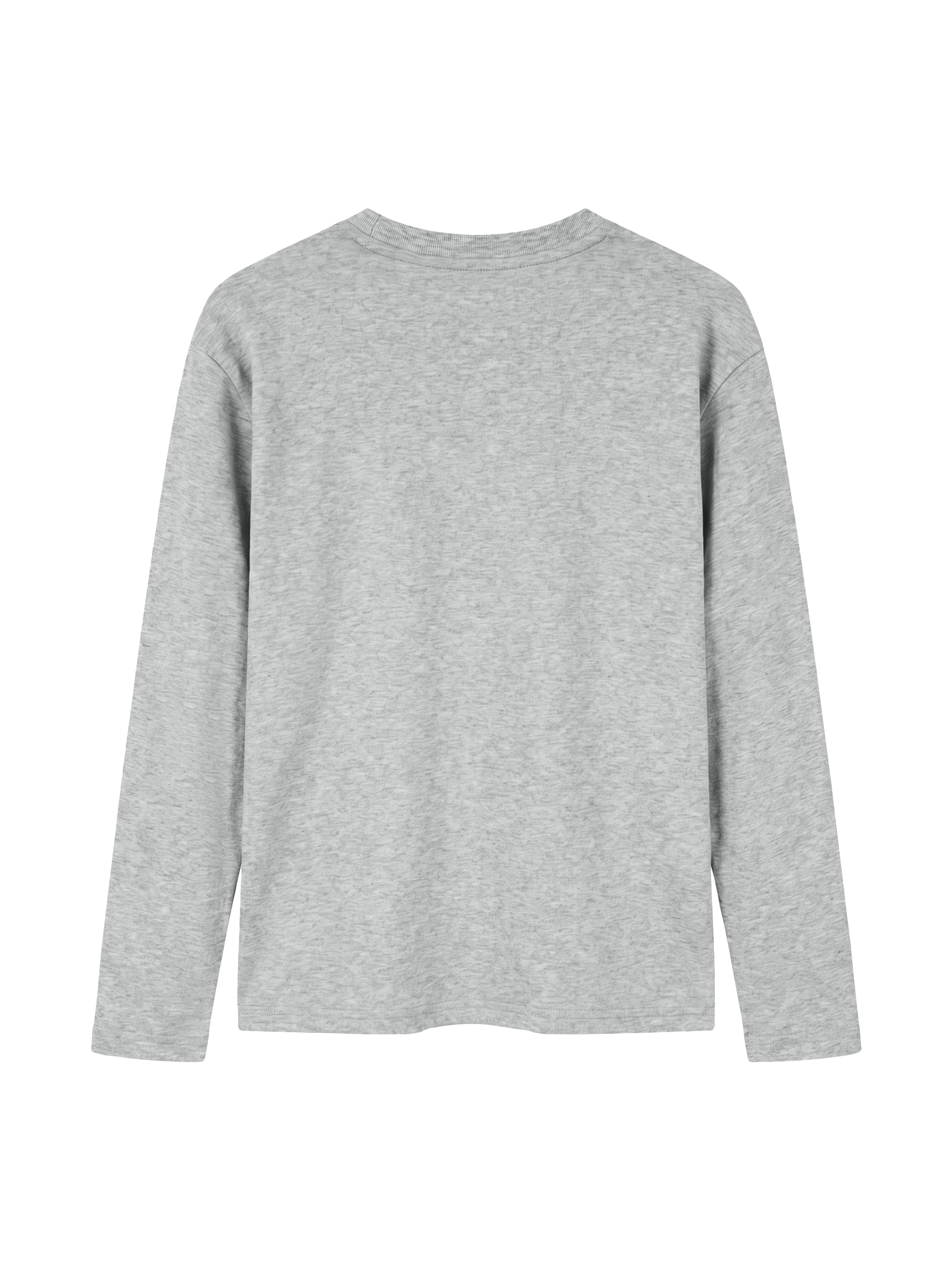Kids' Drop Shoulder Long Sleeve T-Shirt – Oversized Cotton Casual Tee