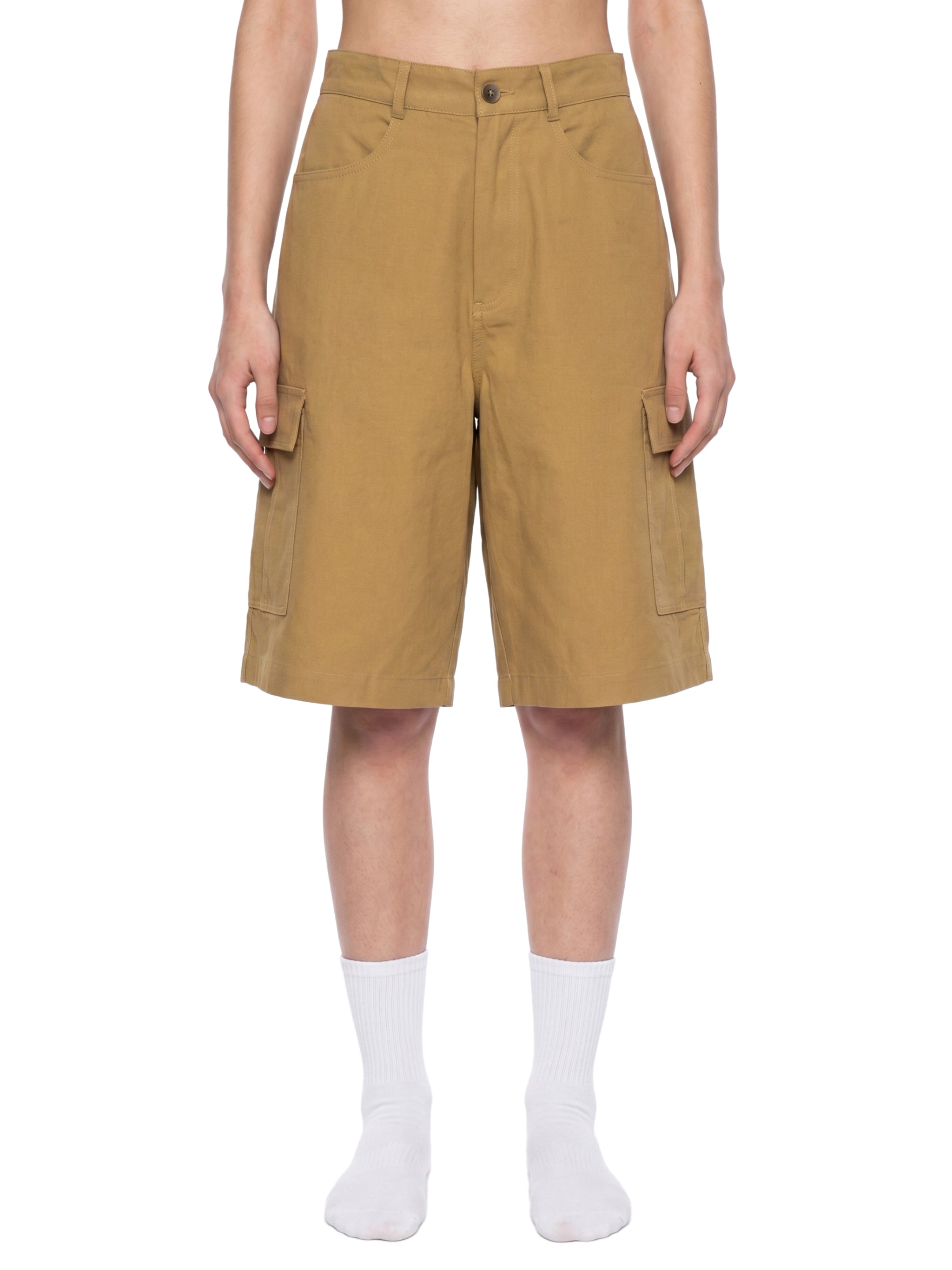 Unisex Woven Cargo Shorts – Relaxed Fit Utility Streetwear Shorts