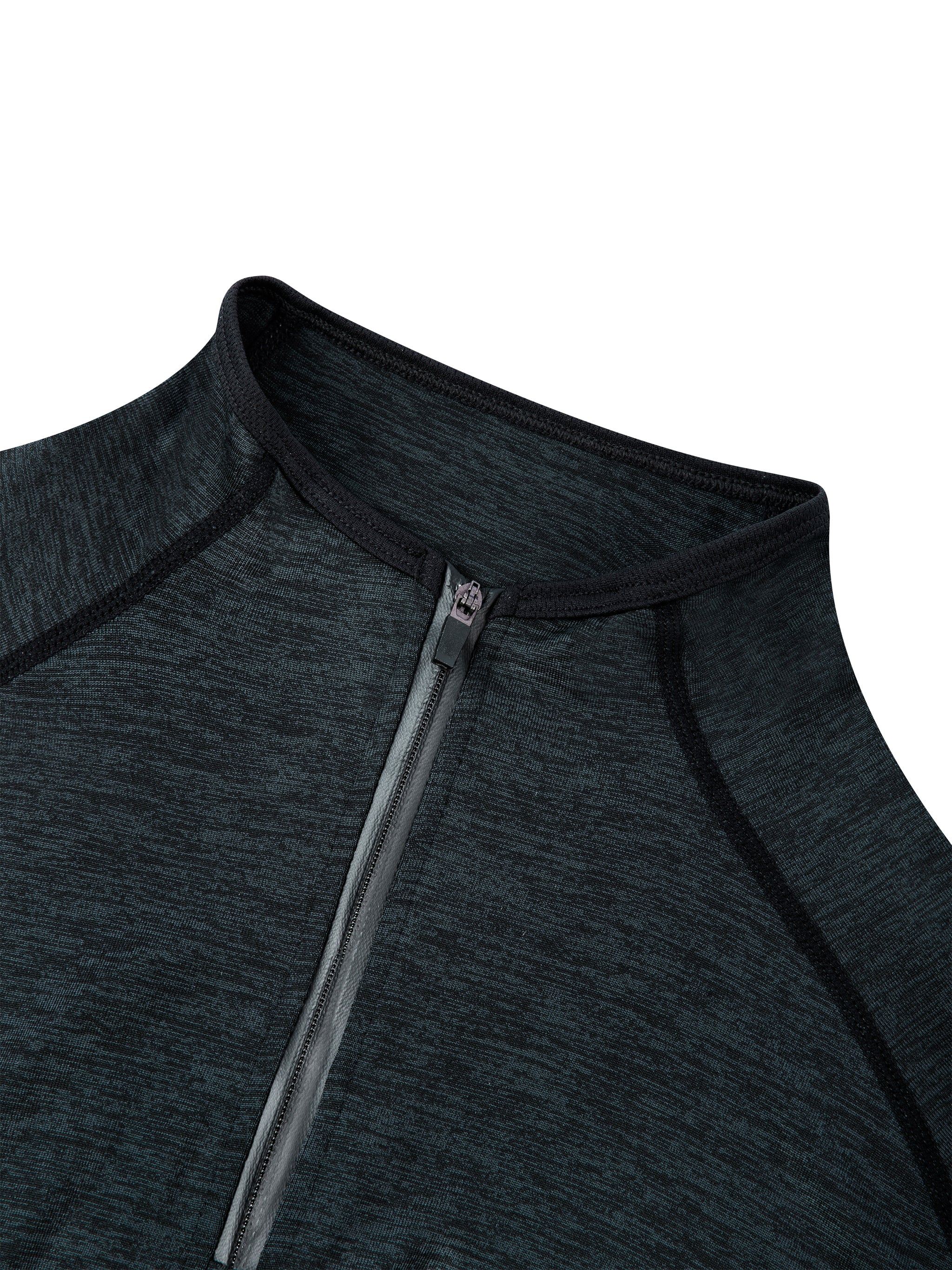 Men's Quarter-Zip Raglan Training T-Shirt – Lightweight Performance Athletic Top