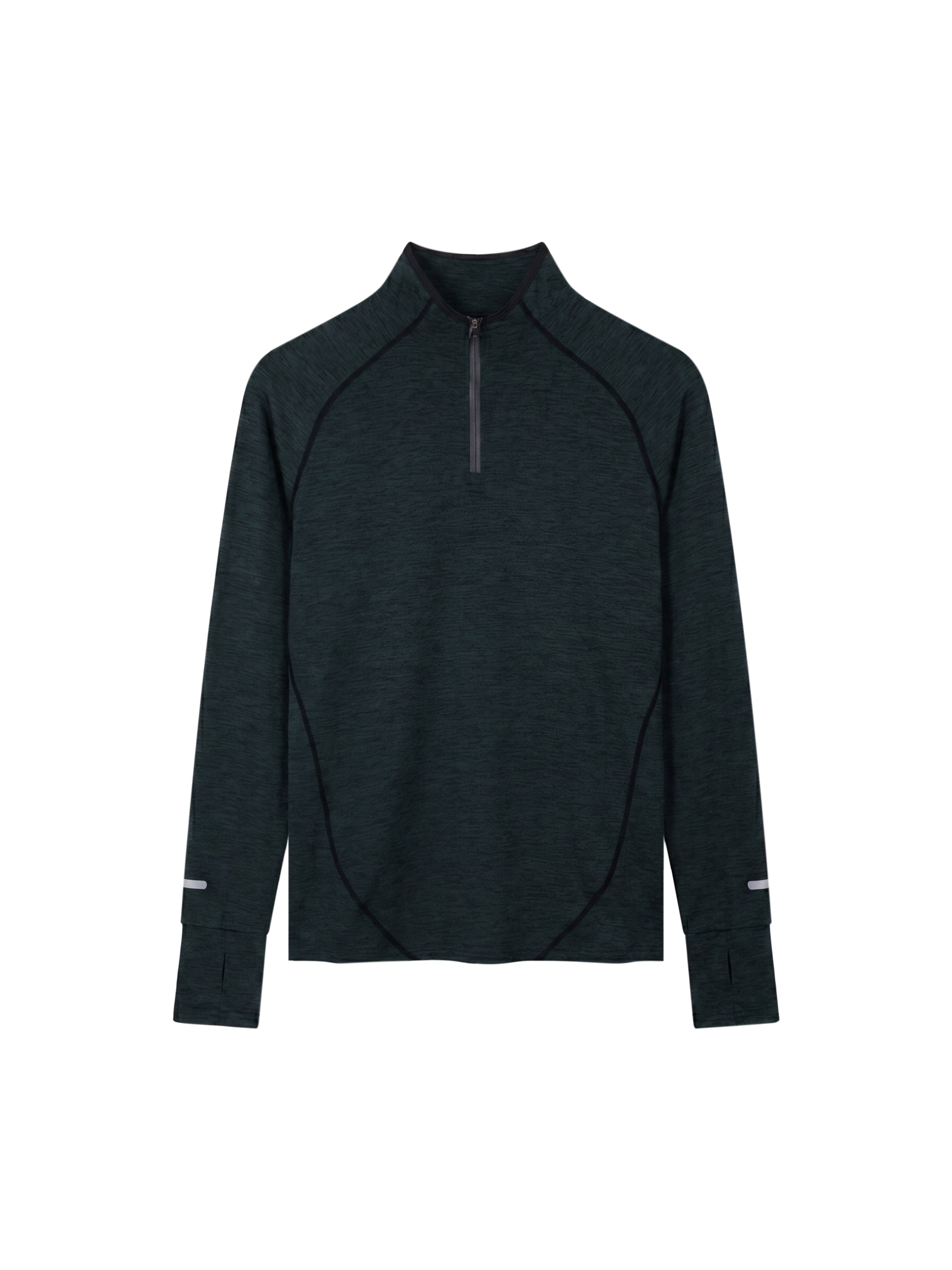 Men's Quarter-Zip Raglan Training T-Shirt – Lightweight Performance Athletic Top