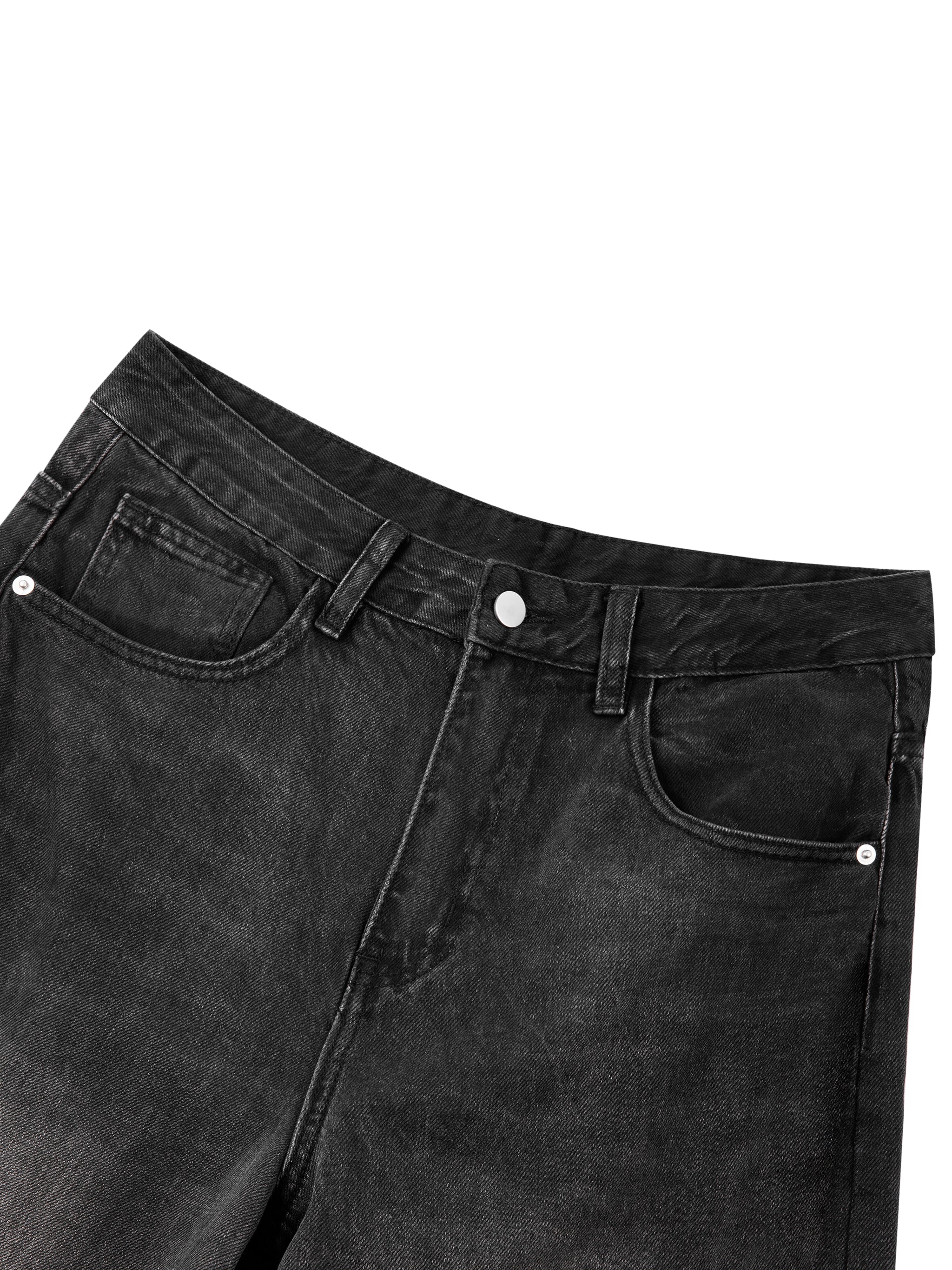 Men's Sunfade Vintage Wash Barrel Leg Jeans – Relaxed Fit Premium Denim Pants