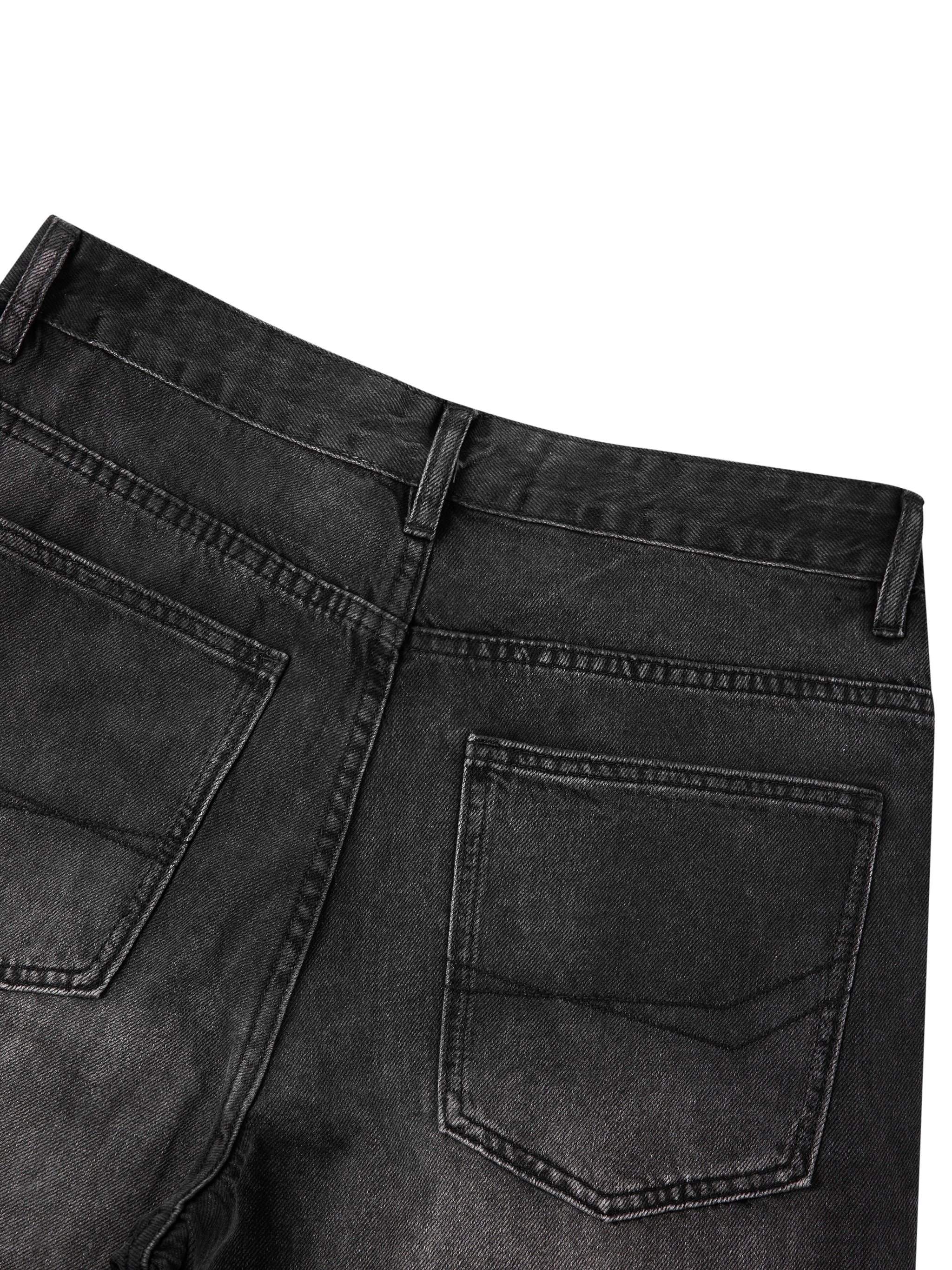 Men's Sunfade Vintage Wash Barrel Leg Jeans – Relaxed Fit Premium Denim Pants