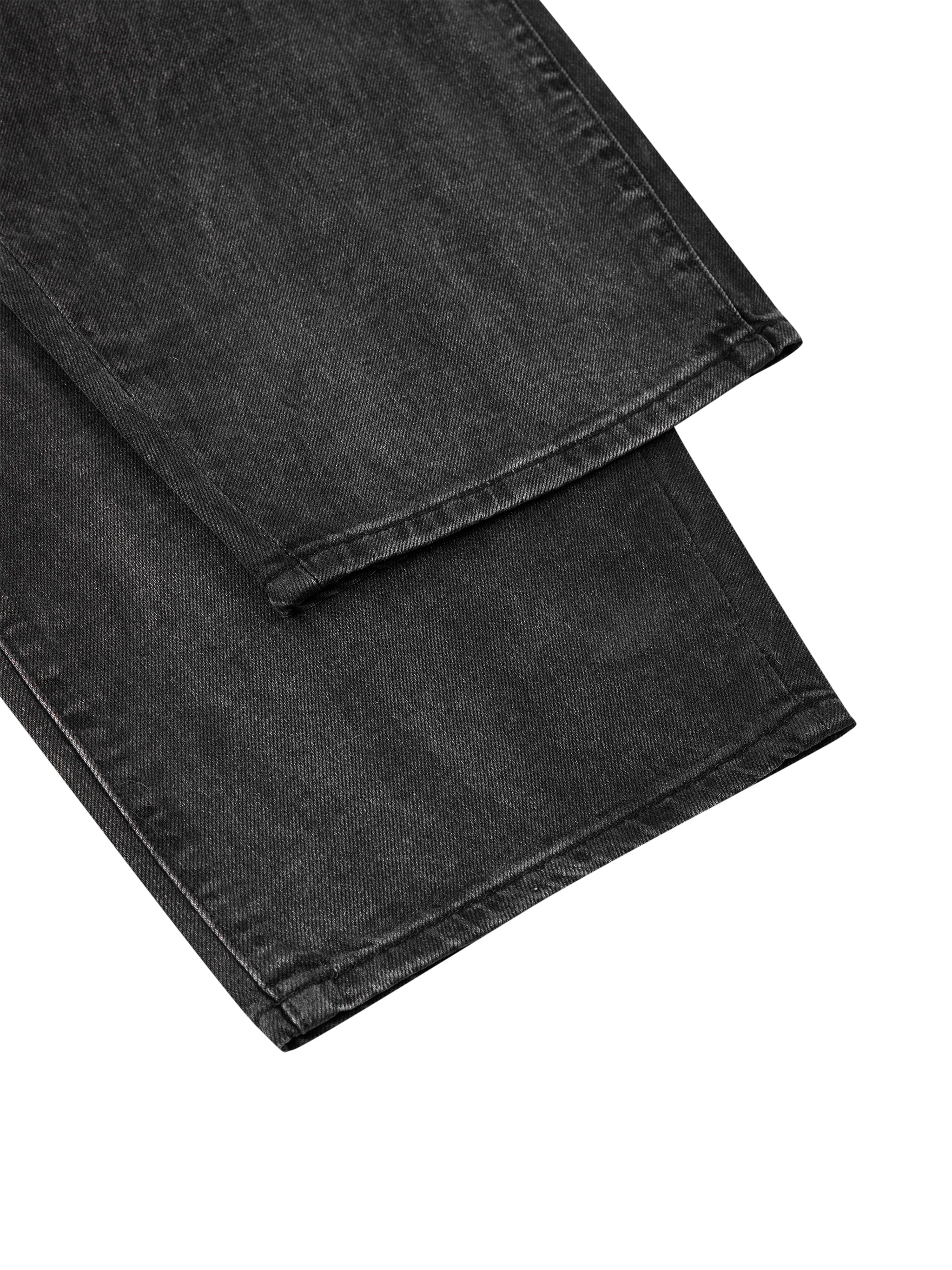 Men's Sunfade Vintage Wash Barrel Leg Jeans – Relaxed Fit Premium Denim Pants