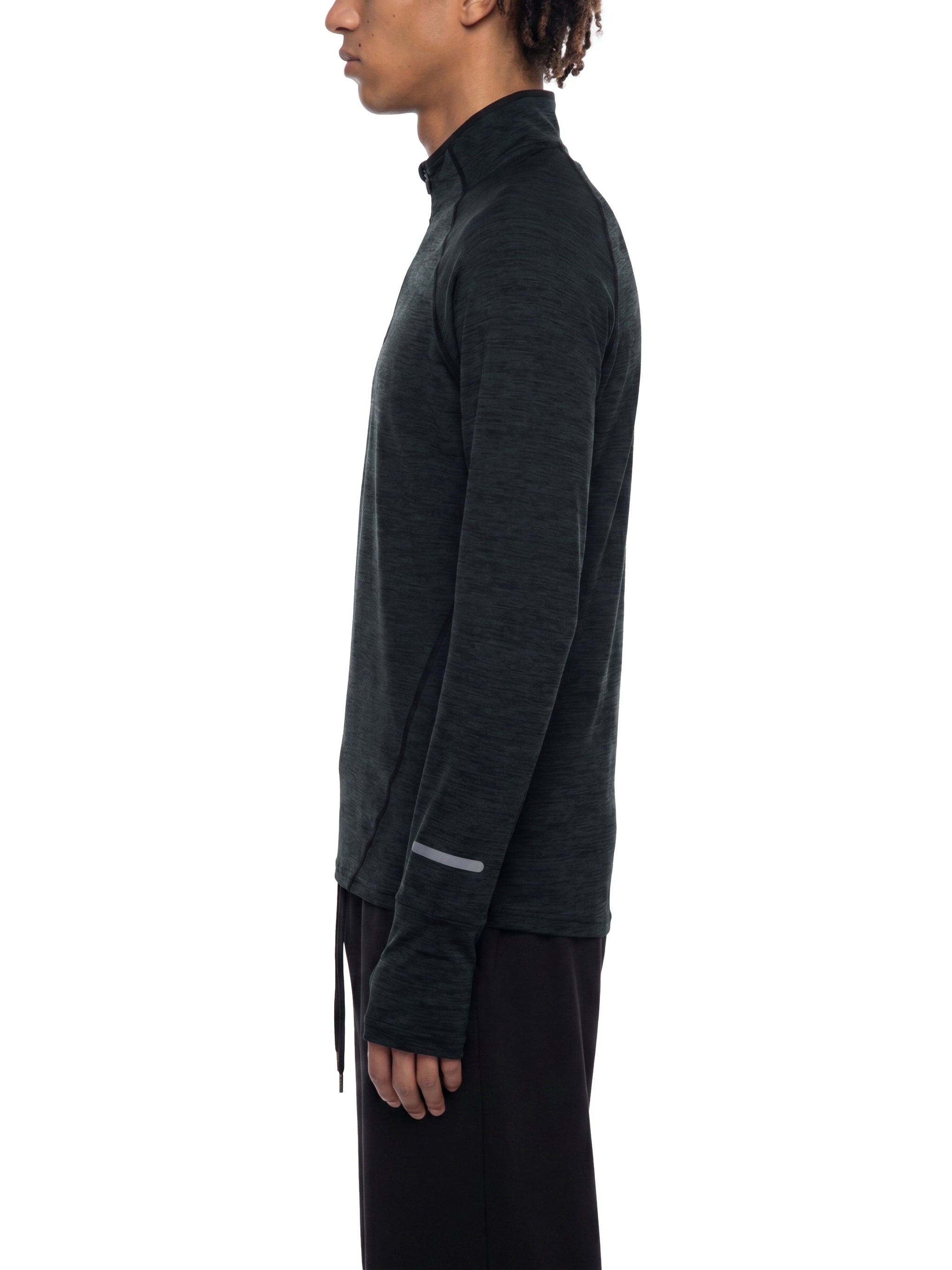 Men's Quarter-Zip Raglan Training T-Shirt – Lightweight Performance Athletic Top
