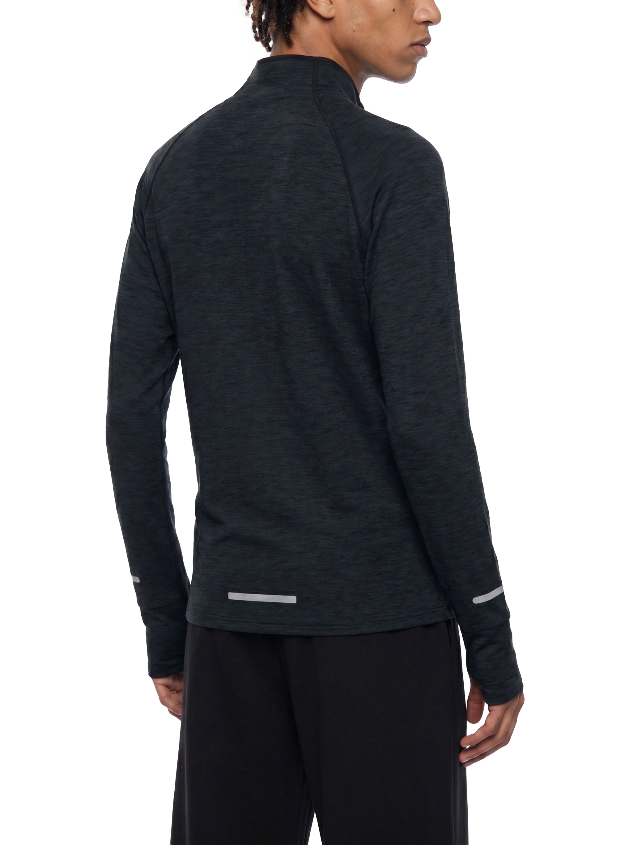 Men's Quarter-Zip Raglan Training T-Shirt – Lightweight Performance Athletic Top