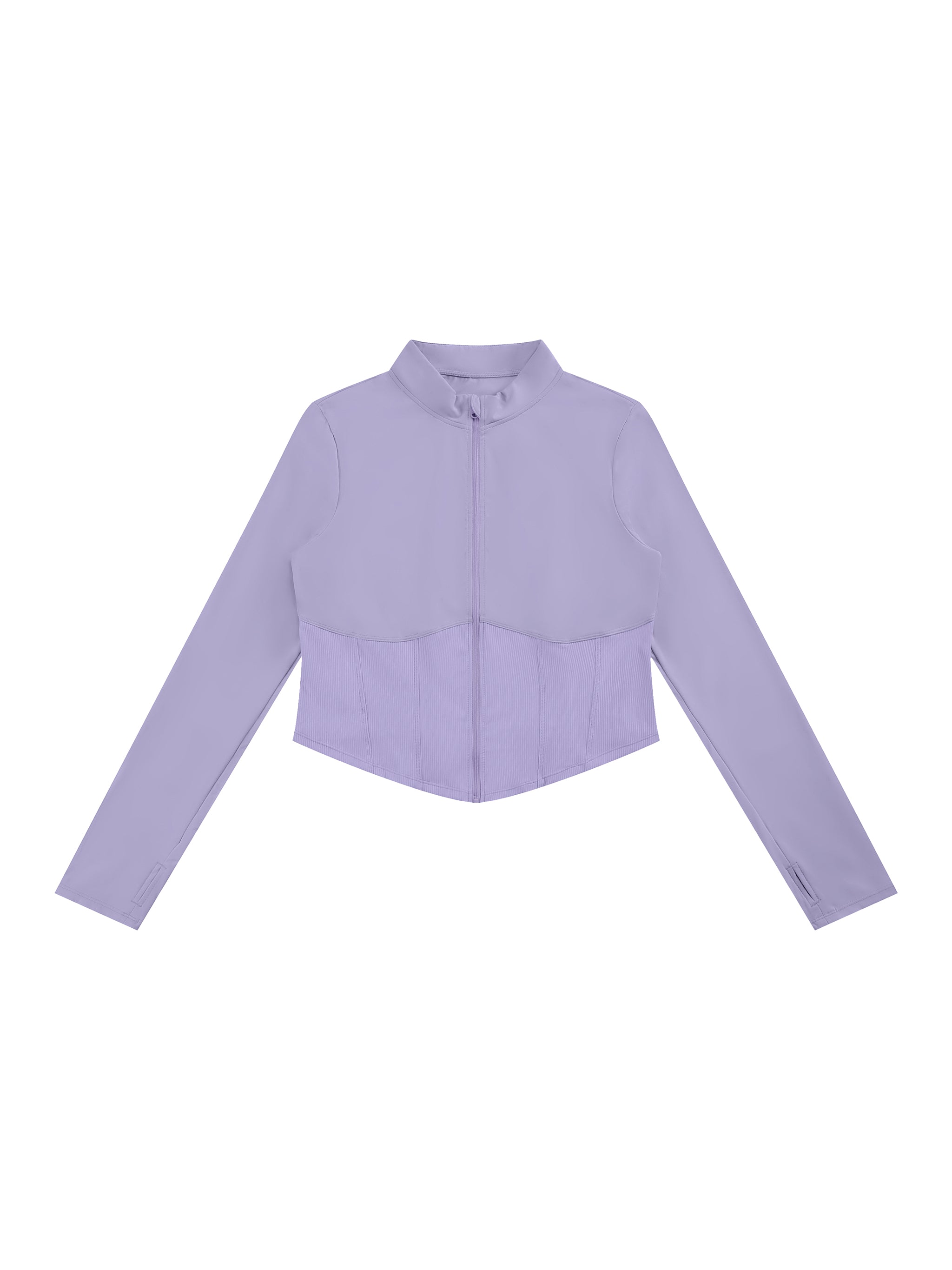 Women's Slim Fit Full-Zip Performance Jacket – Activewear Yoga Jacket