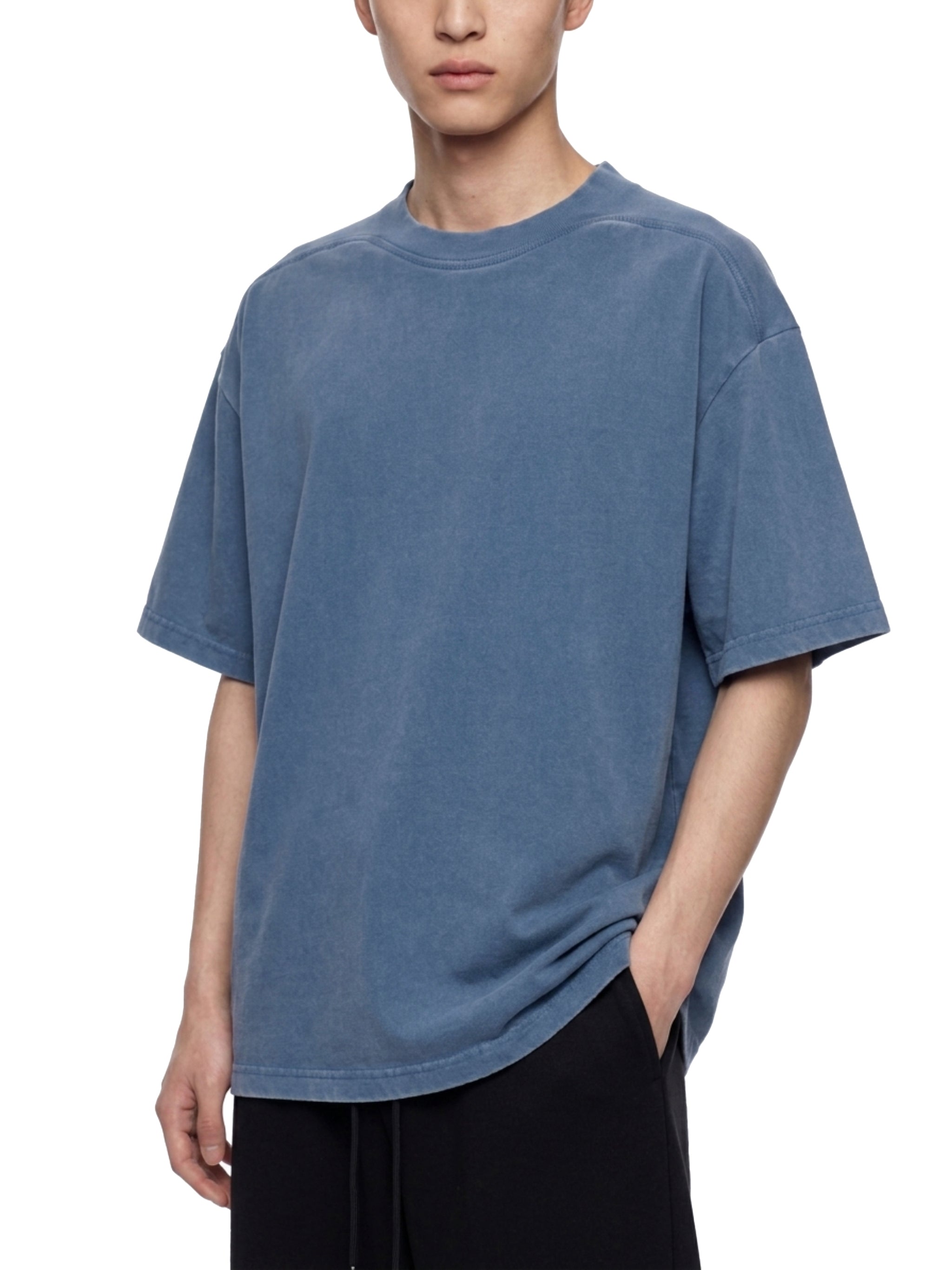 Unisex Vintage Wash Boxy T-Shirt – Oversized Premium Streetwear Tee