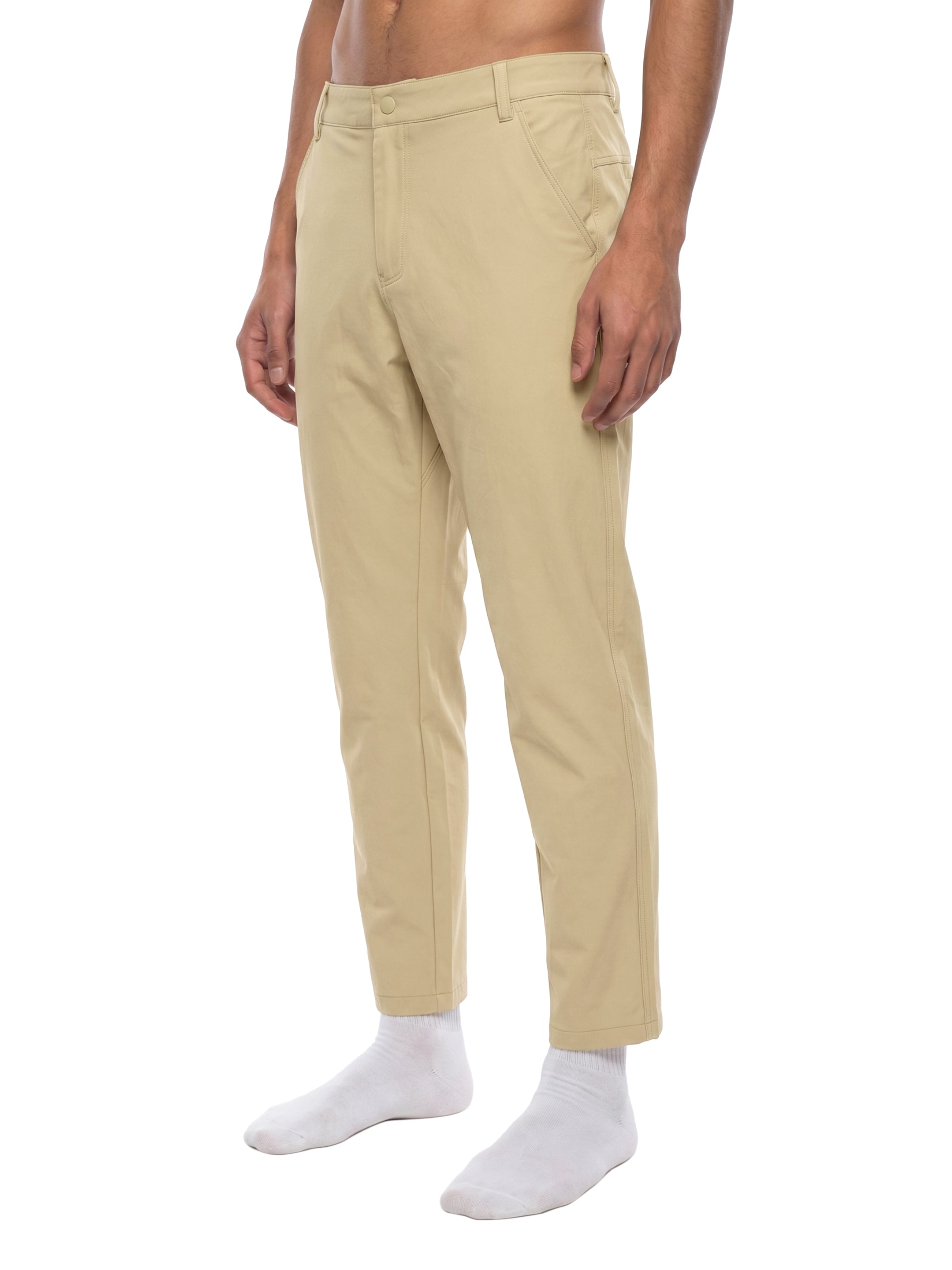 Men's Lightweight Tapered Performance Pants – Stretch Athletic Casual Trousers