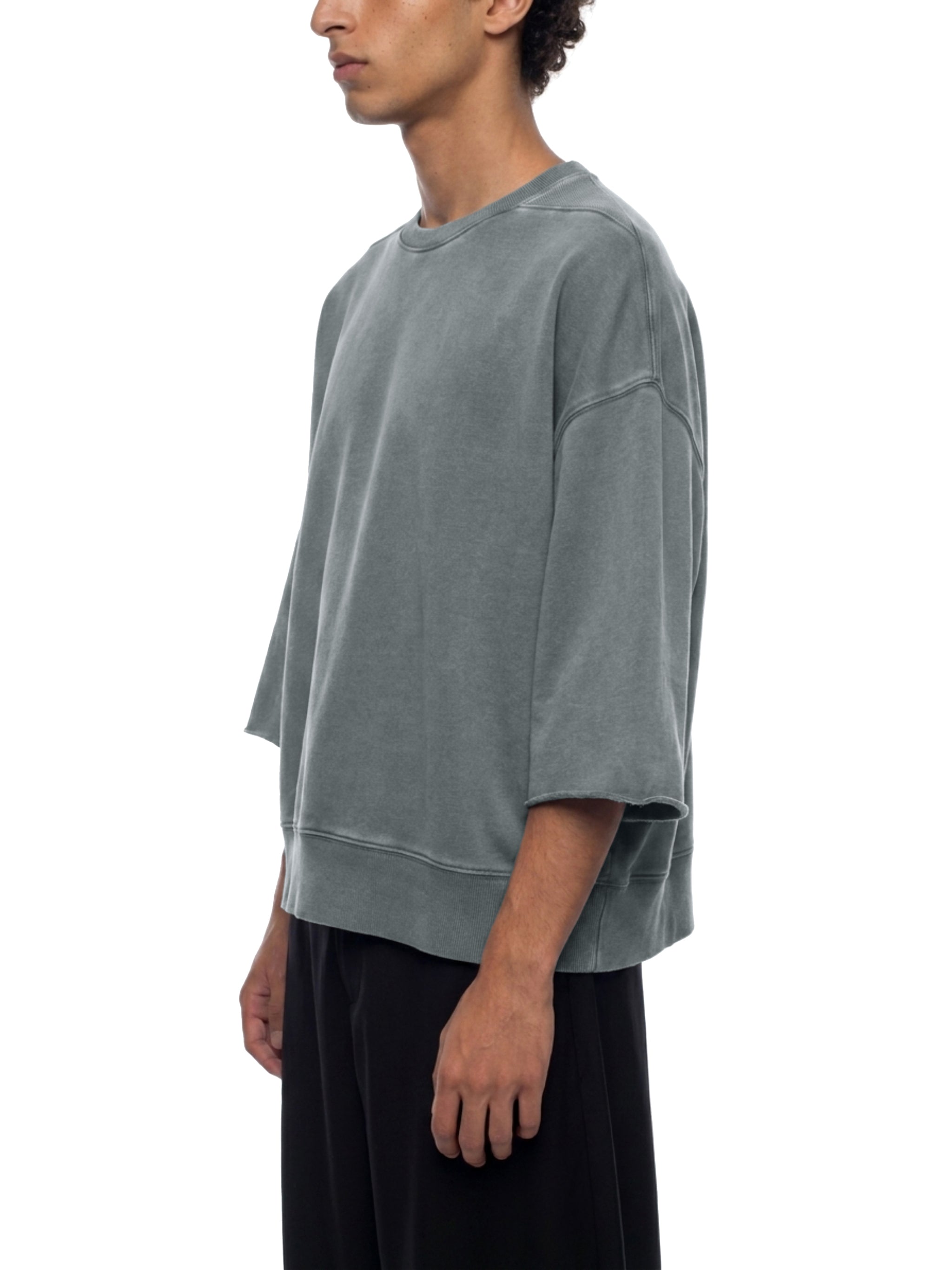 Unisex Mineral Wash Boxy Raw Edge T-Shirt – Premium Oversized Streetwear Tee