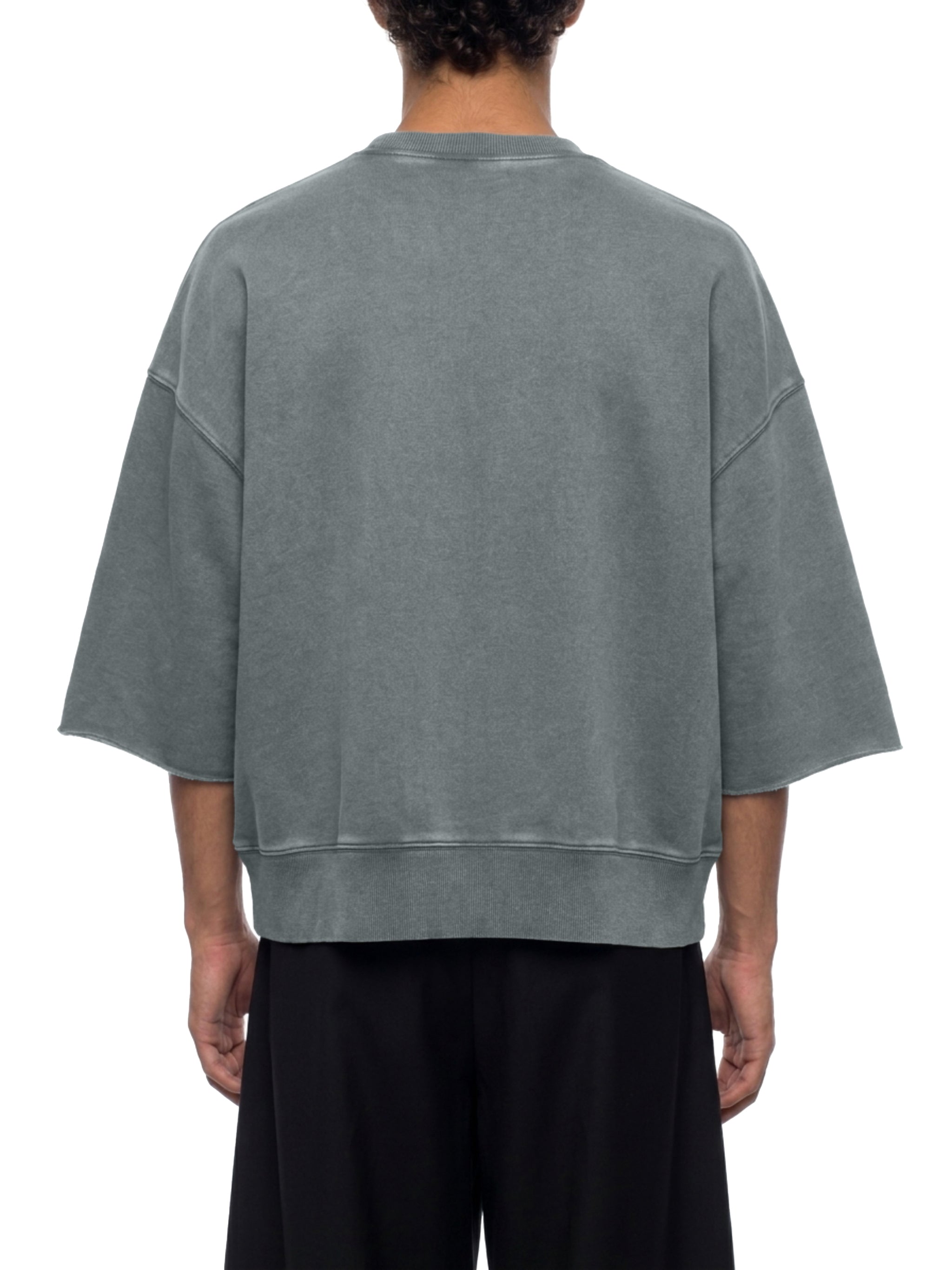 Unisex Mineral Wash Boxy Raw Edge T-Shirt – Premium Oversized Streetwear Tee