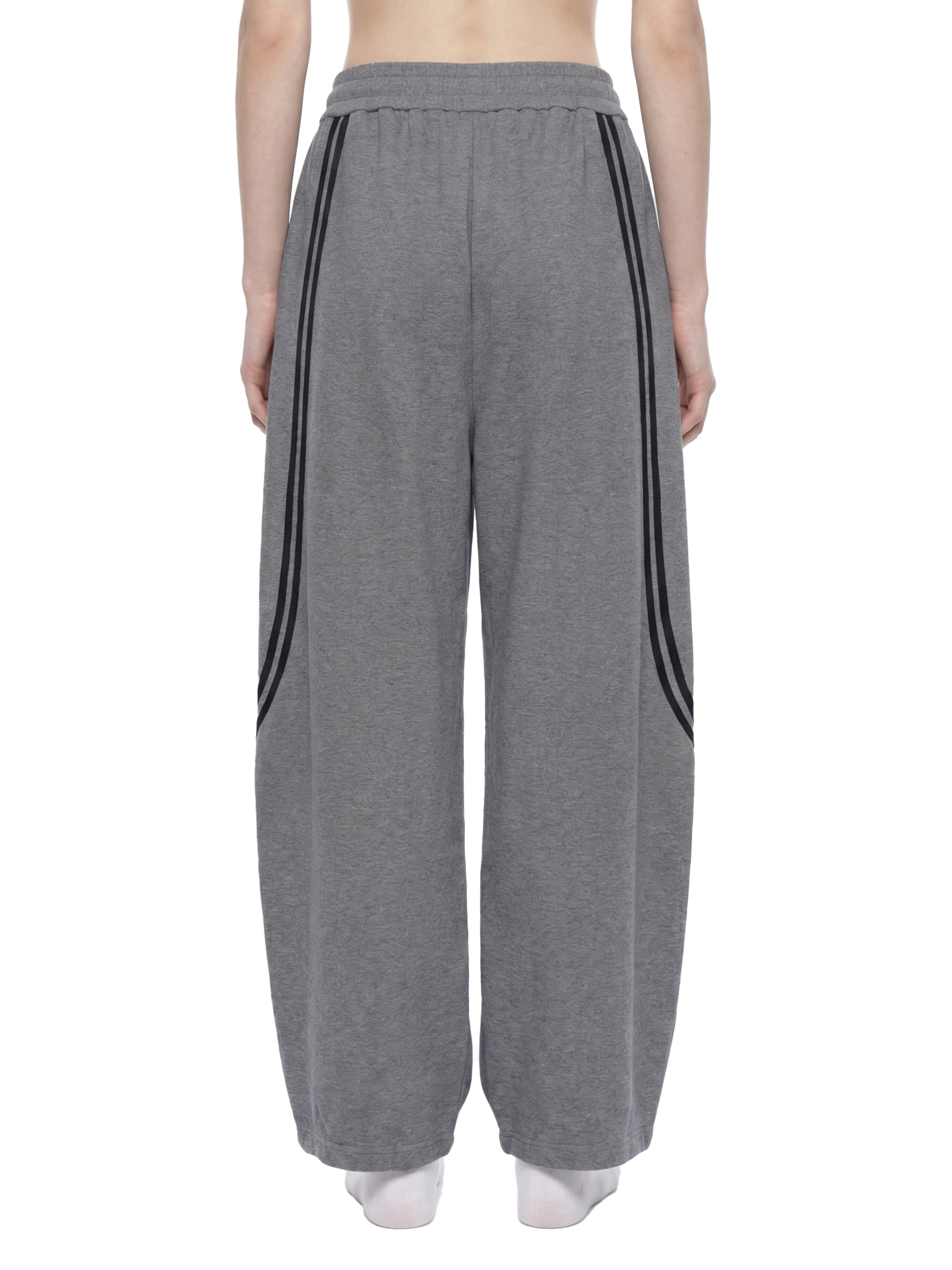 Unisex Wide Leg Piping Sweatpants – Oversized Relaxed Fit Streetwear Joggers