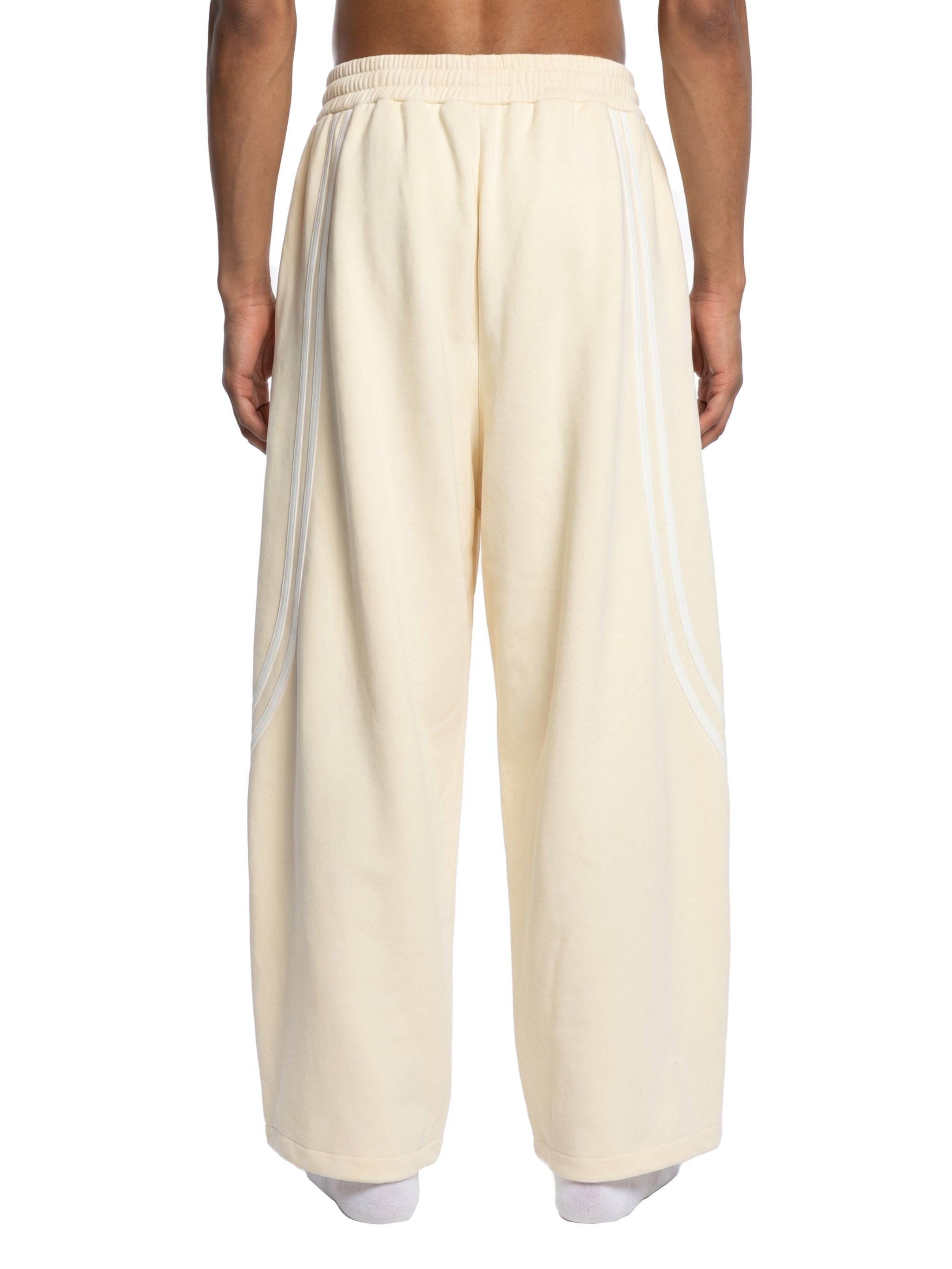 Unisex Wide Leg Piping Sweatpants – Oversized Relaxed Fit Streetwear Joggers