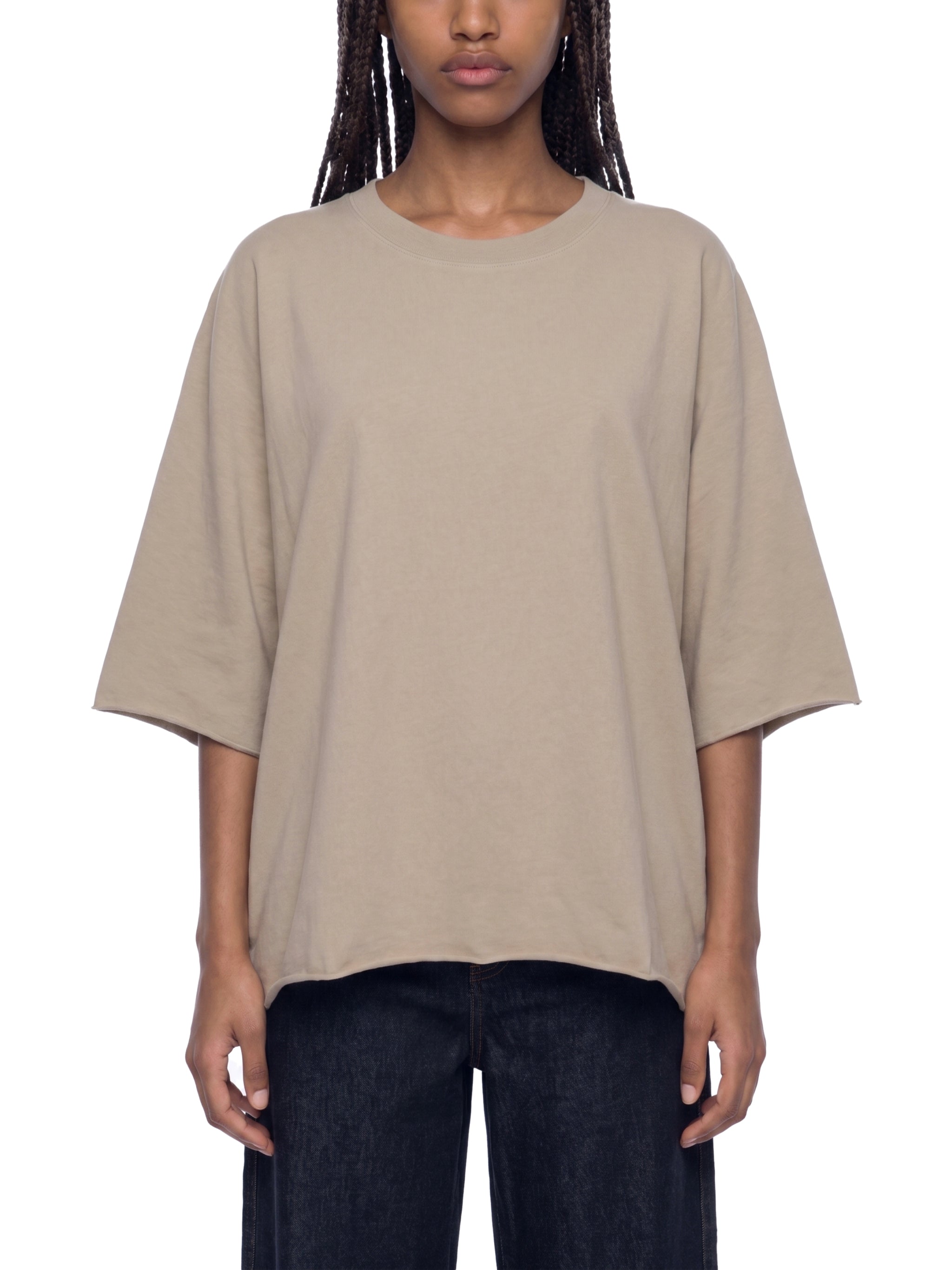 Unisex Heavyweight Boxy Raw Edge T-Shirt – Premium Oversized Streetwear Tee