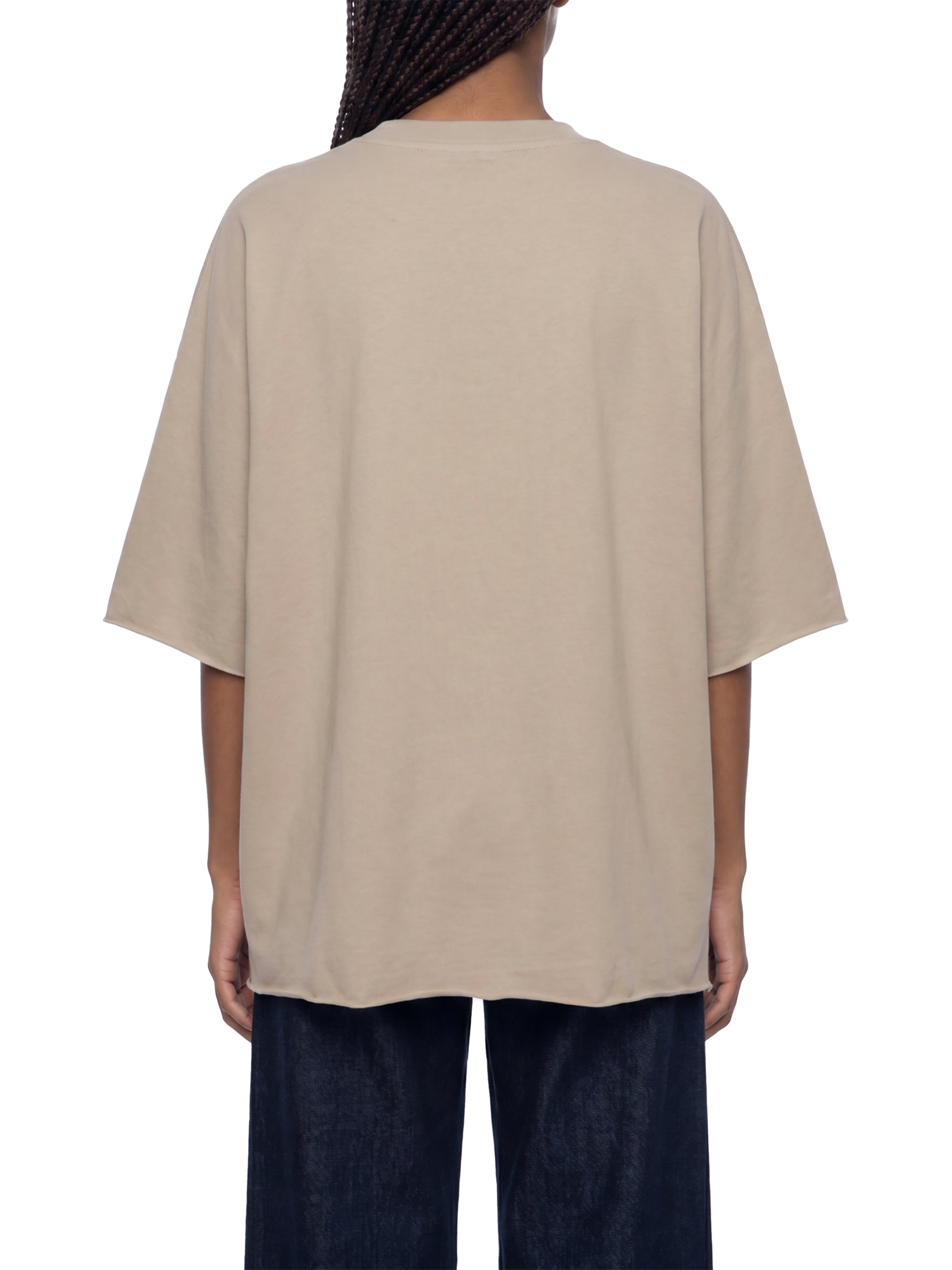 Unisex Heavyweight Boxy Raw Edge T-Shirt – Premium Oversized Streetwear Tee