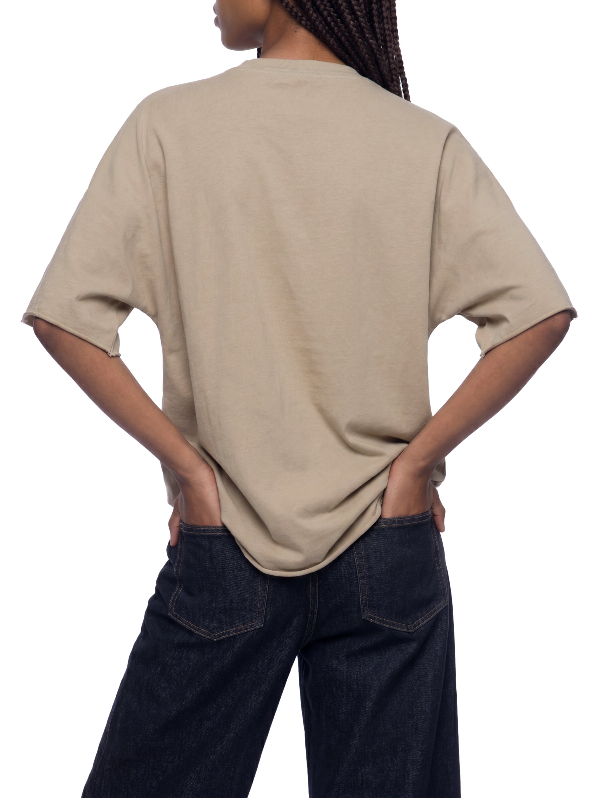 Unisex Heavyweight Boxy Raw Edge T-Shirt – Premium Oversized Streetwear Tee