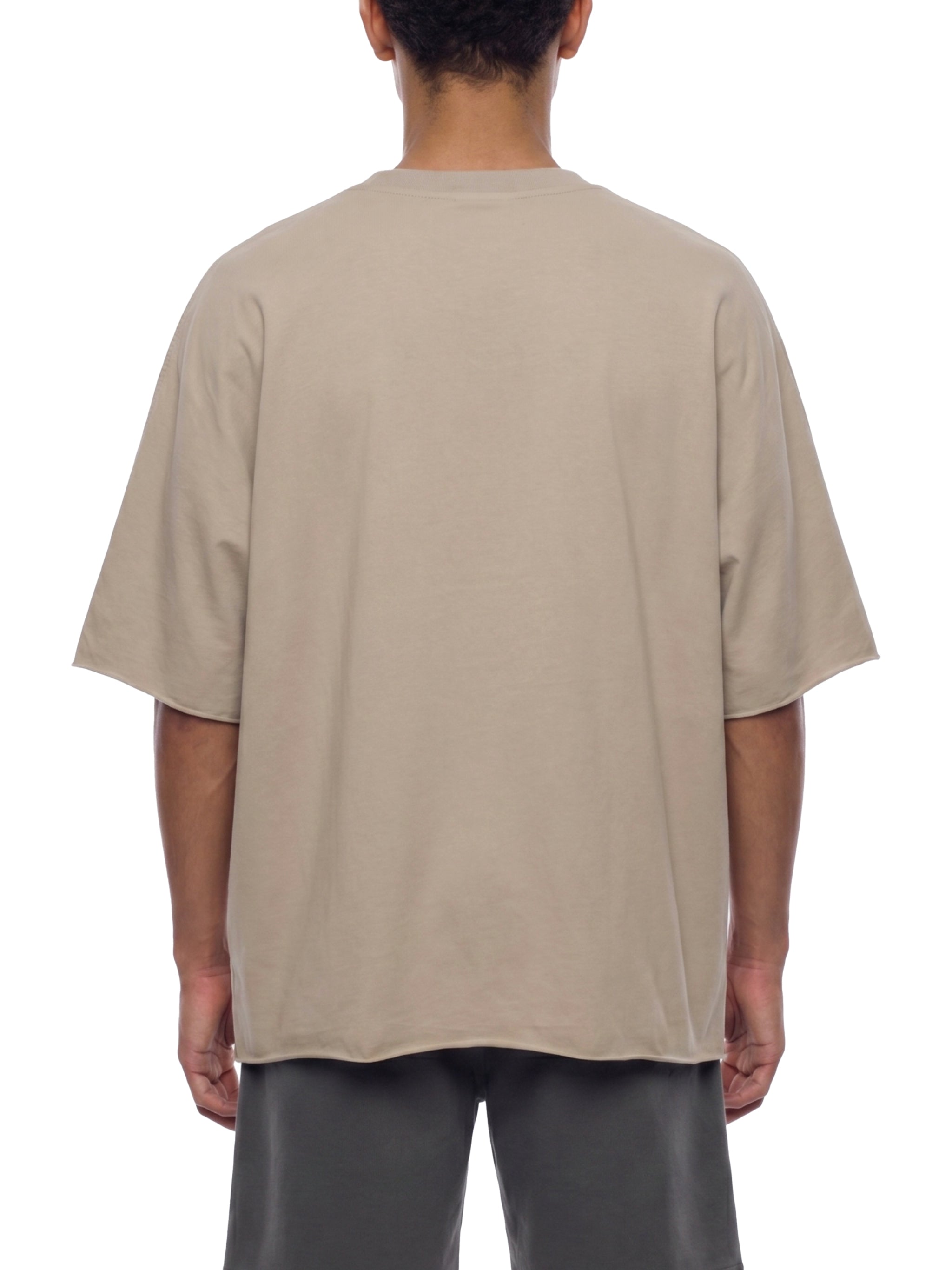 Unisex Heavyweight Boxy Raw Edge T-Shirt – Premium Oversized Streetwear Tee