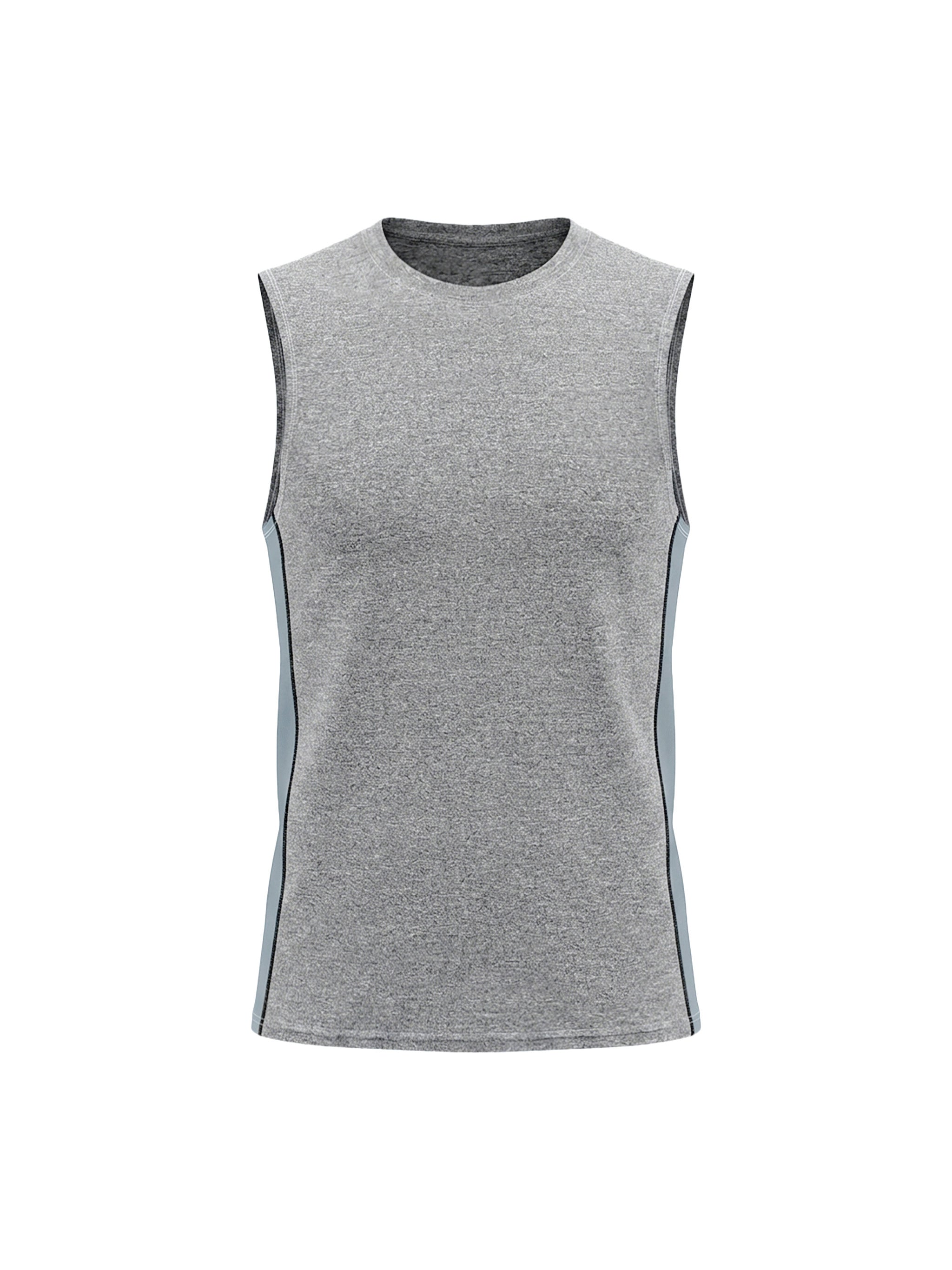 Men's Slim Fit Topstitch Tank Top – Premium Athletic Sleeveless Shirt