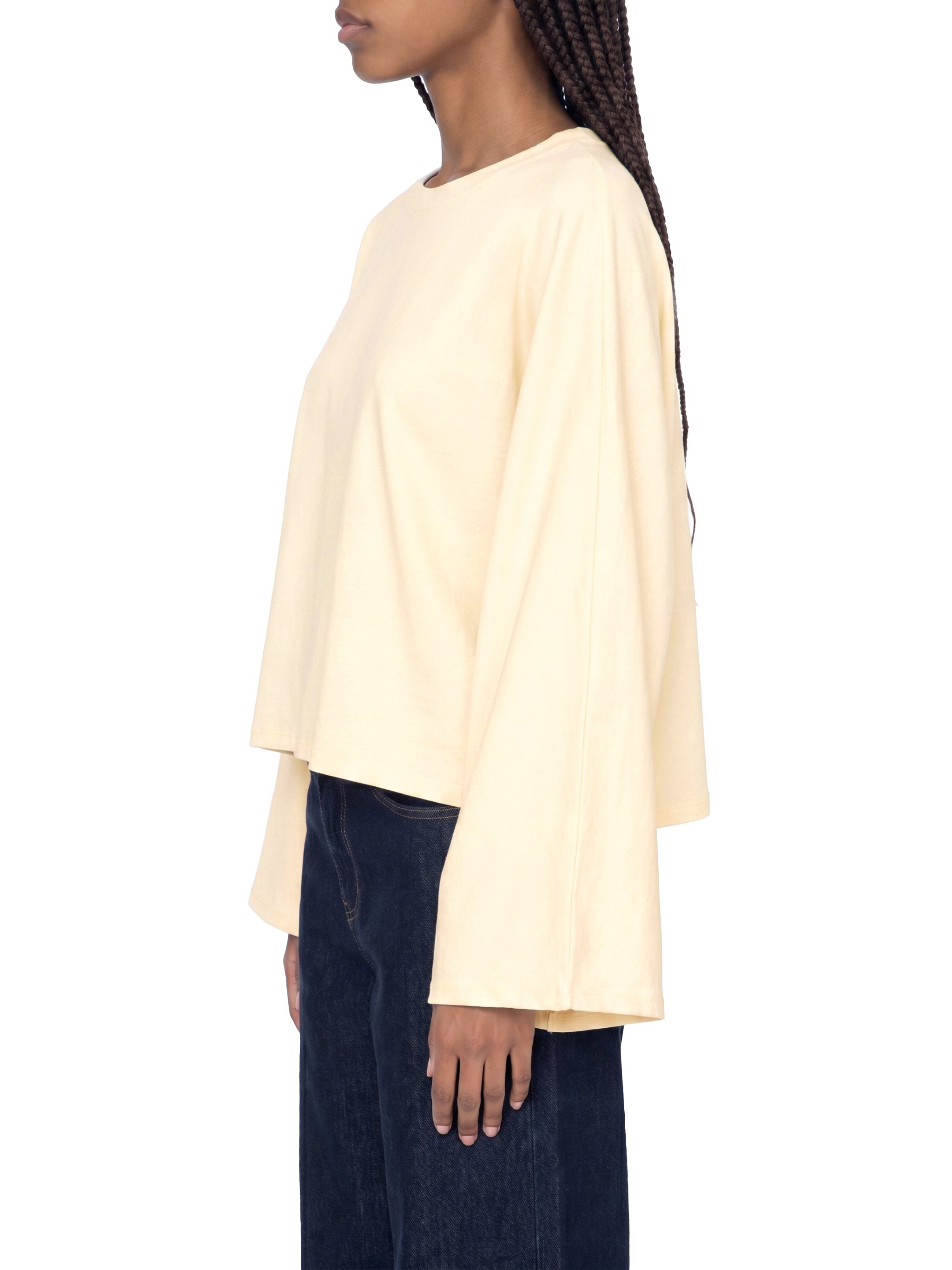 Women's Boxy Batwing Sleeve T-Shirt – Oversized Casual Streetwear Tee