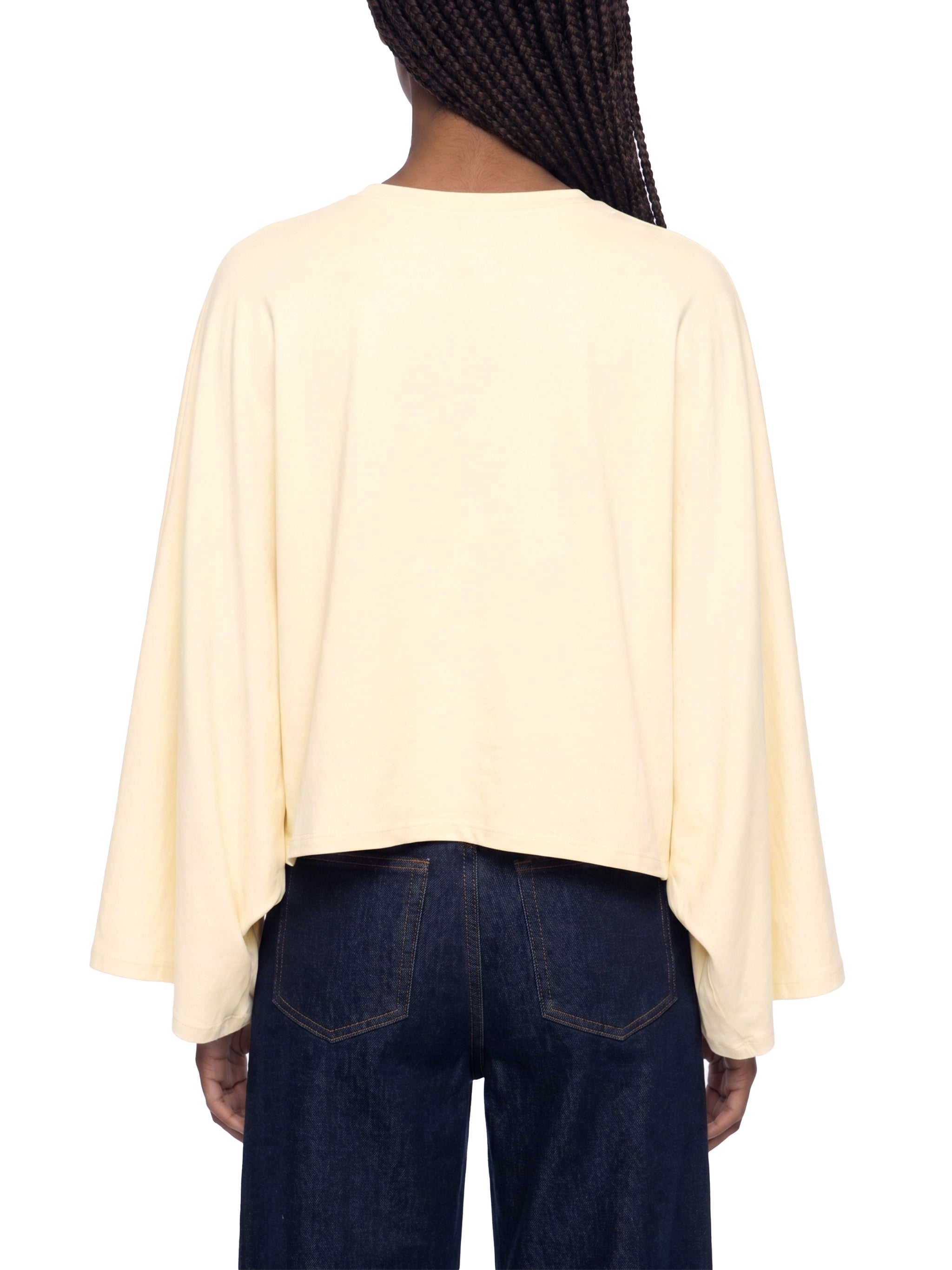 Women's Boxy Batwing Sleeve T-Shirt – Oversized Casual Streetwear Tee