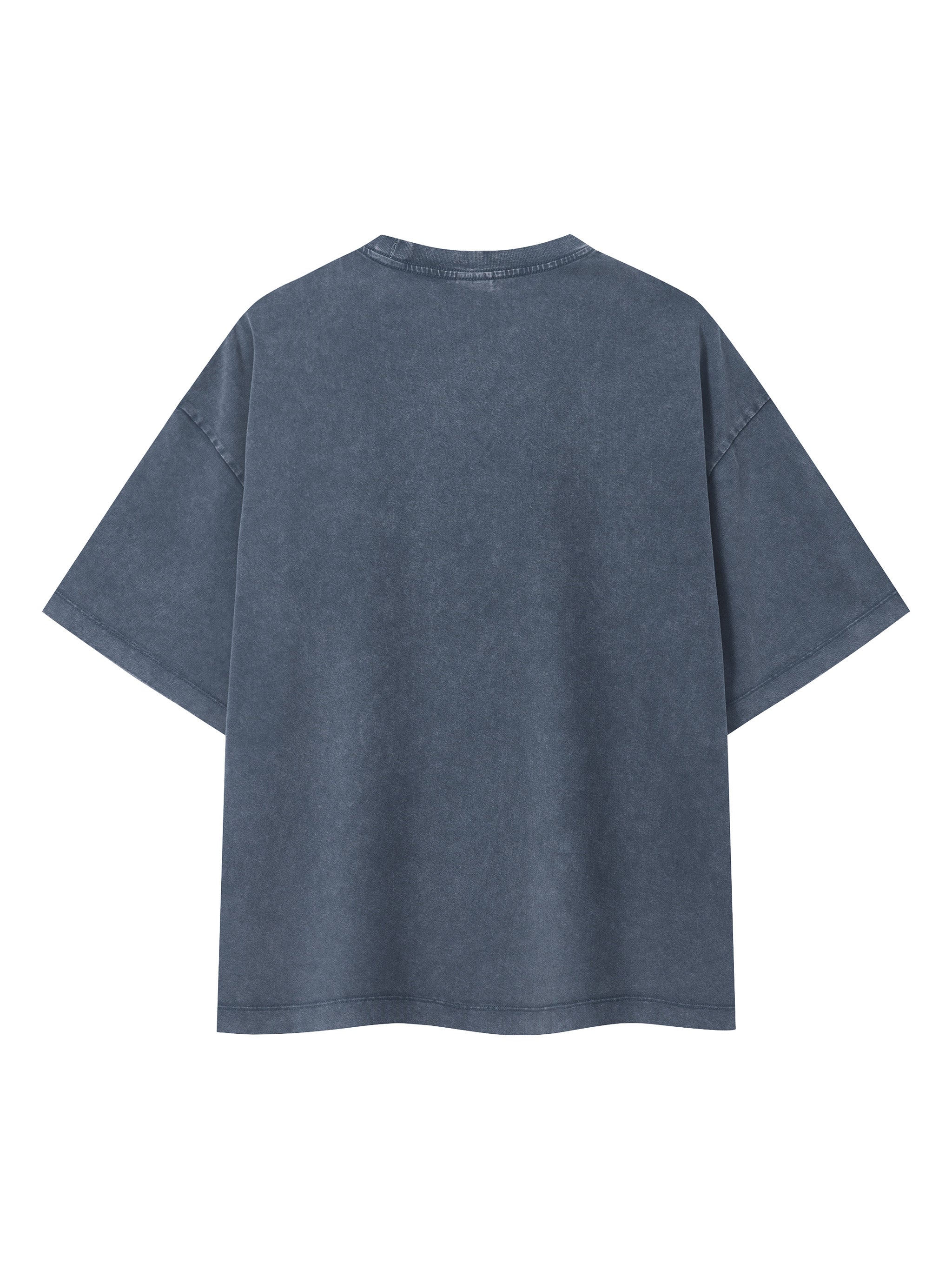 Unisex Vintage Wash Boxy T-Shirt – Oversized Heavyweight Faded Streetwear Tee